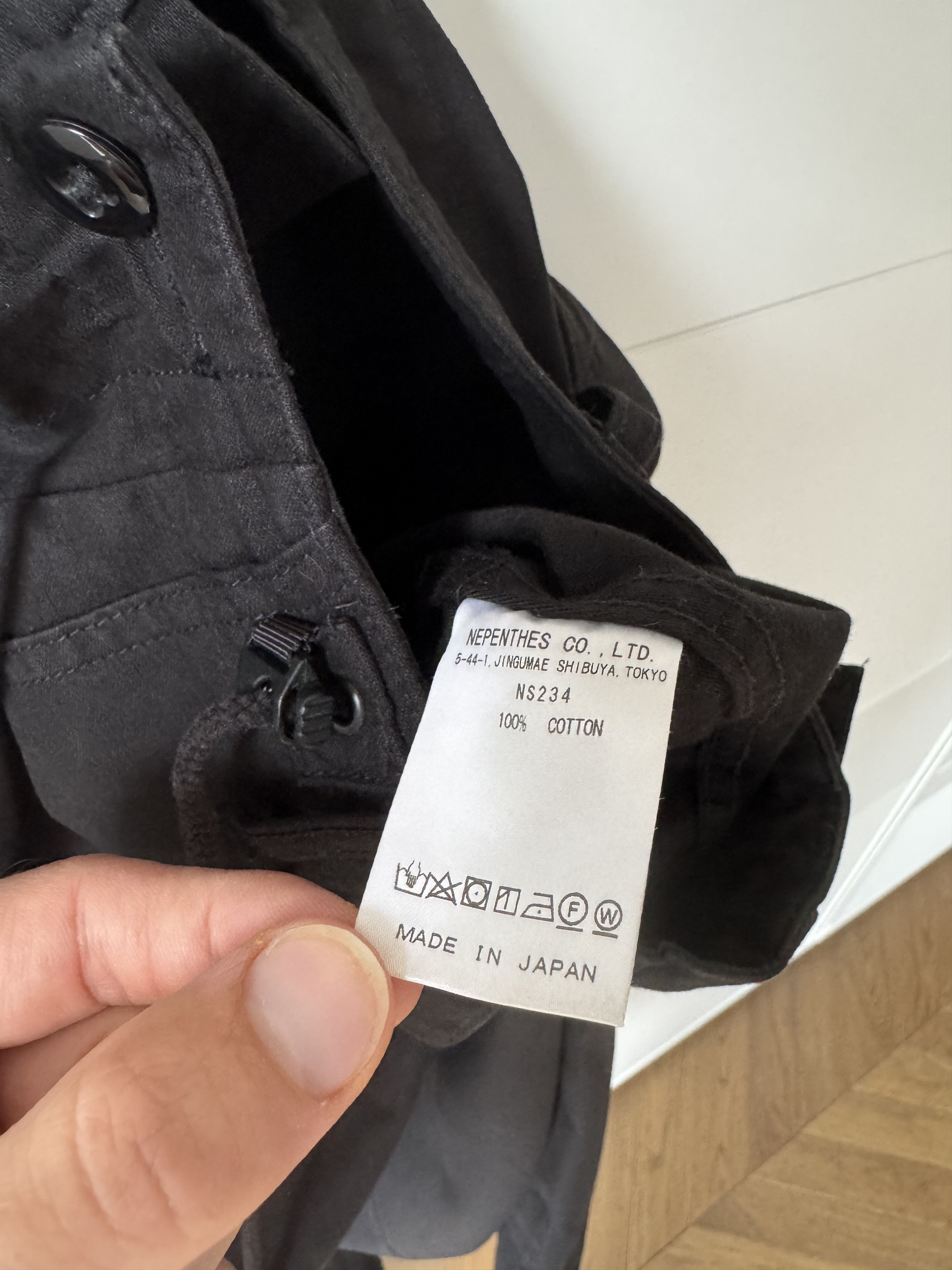 Needles [M] H.D. Pant Fatigue in Black (SS23) Size US 30 / EU 46 - 5 Thumbnail