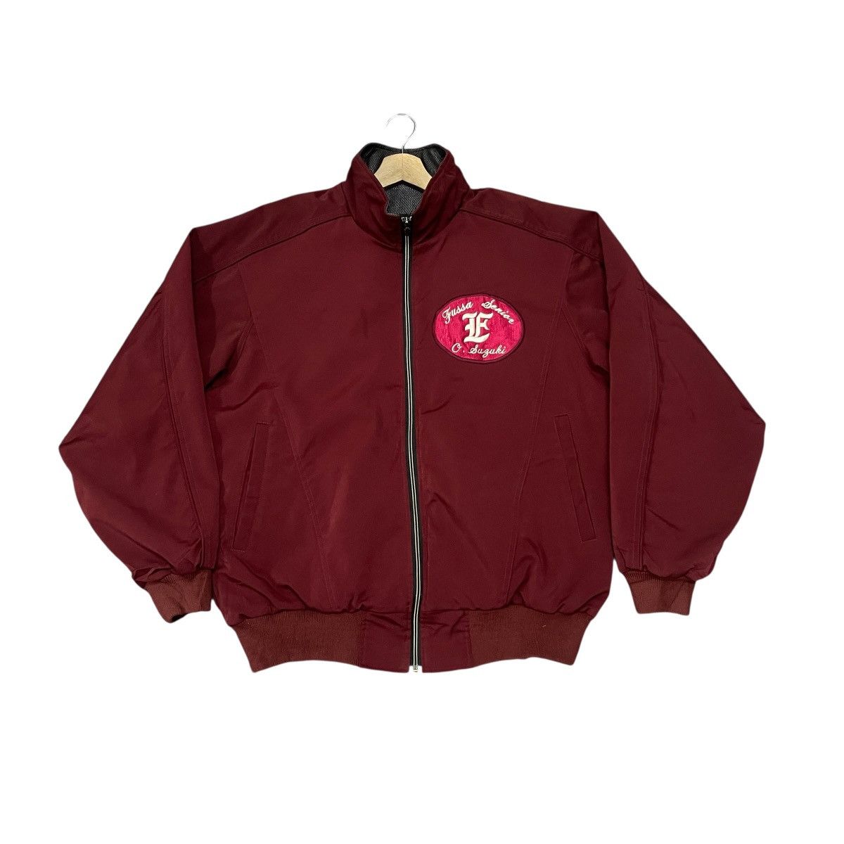 Descente Vintage Descente Embroidered Bomber Varsity Baseball Jacket Size US XL / EU 56 / 4 - 1 Thumbnail