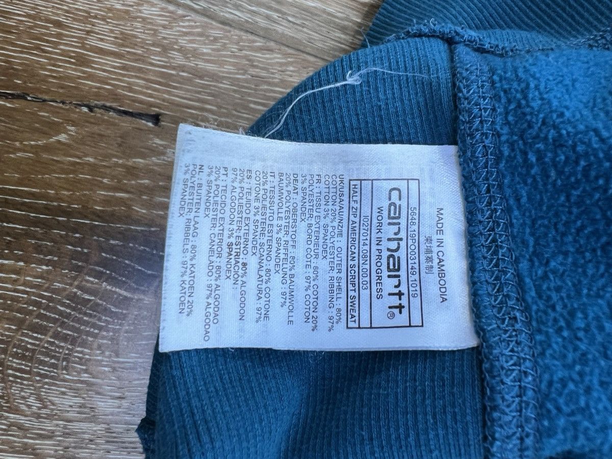 Carhartt Carhartt wip half zip american script sweater Size US L / EU 52-54 / 3 - 4 Thumbnail