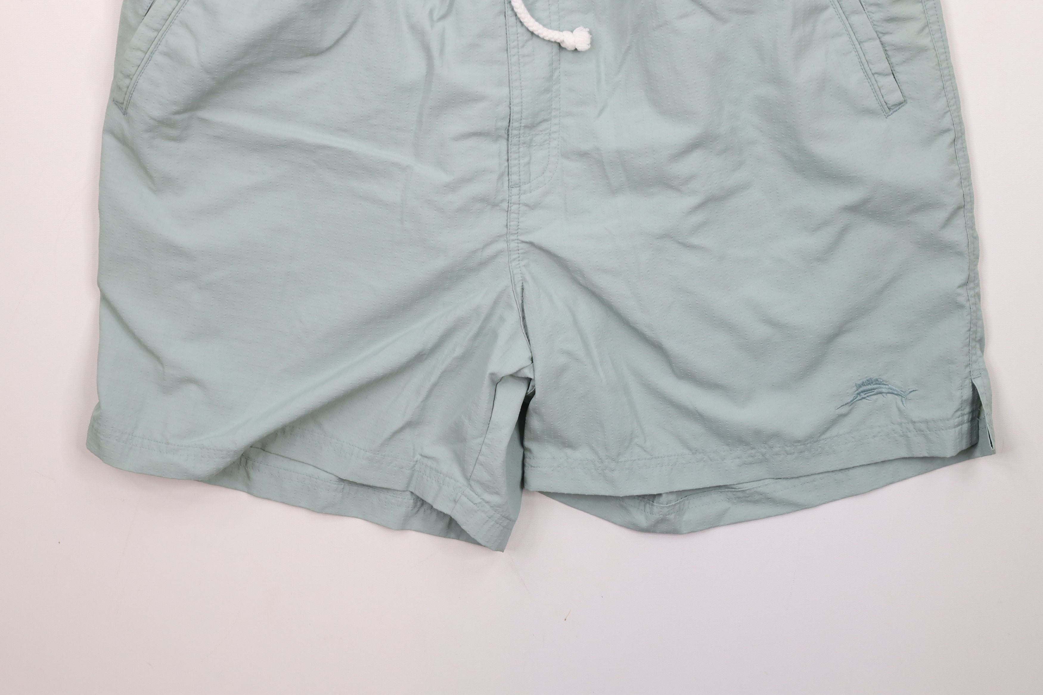 Tommy Bahama × Vintage Vintage Tommy Bahama Seersucker Lined Shorts Mint Green Size US 34 / EU 50 - 4 Thumbnail