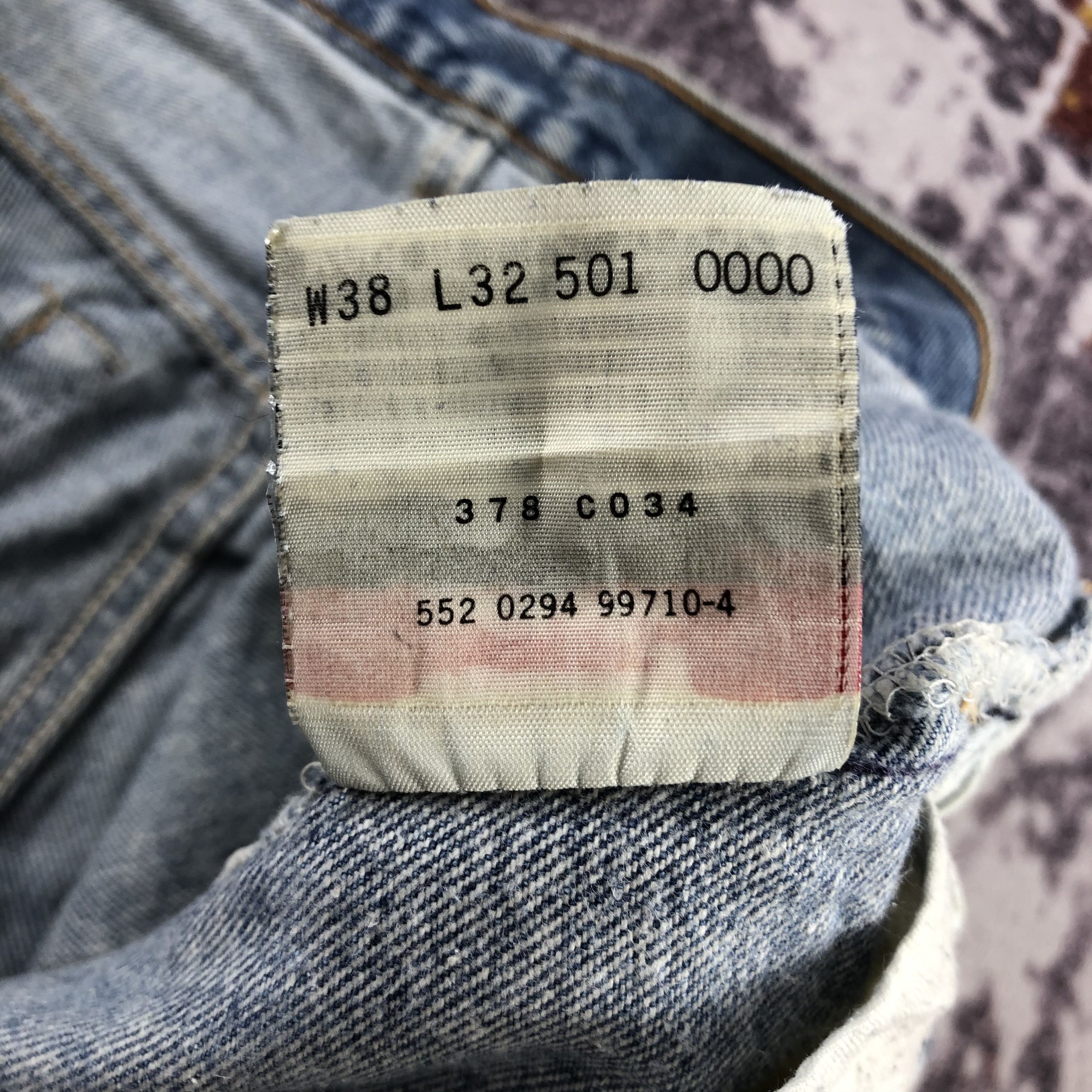 Levi's × Vintage 90s Vintage Blue Wash Levis 501 Jeans-JM3056 Size US 34 / EU 50 - 14 Thumbnail