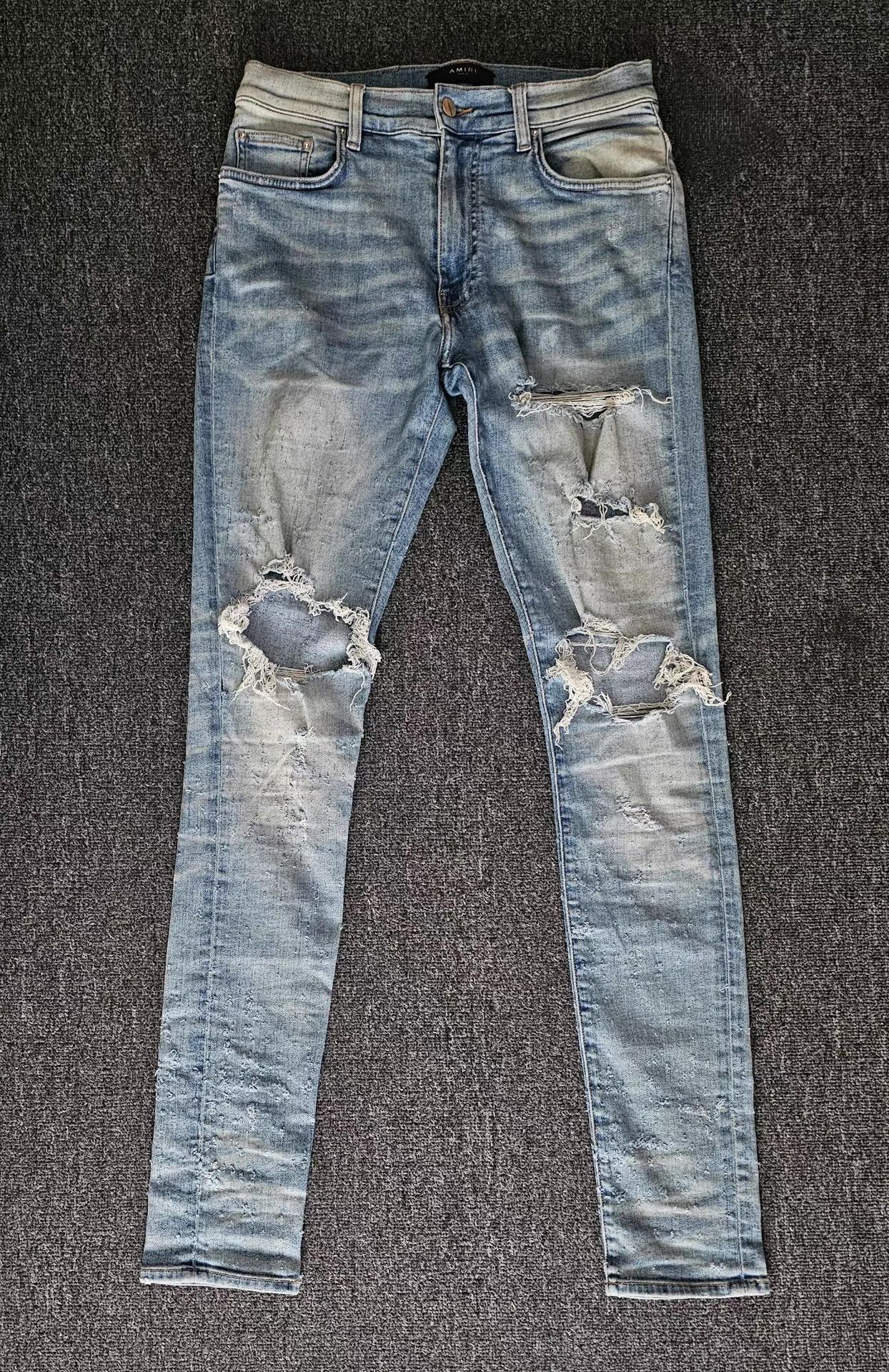 Amiri Amiri Shot Hole Jeans Q4 Size US 34 / EU 50 - 1 Thumbnail