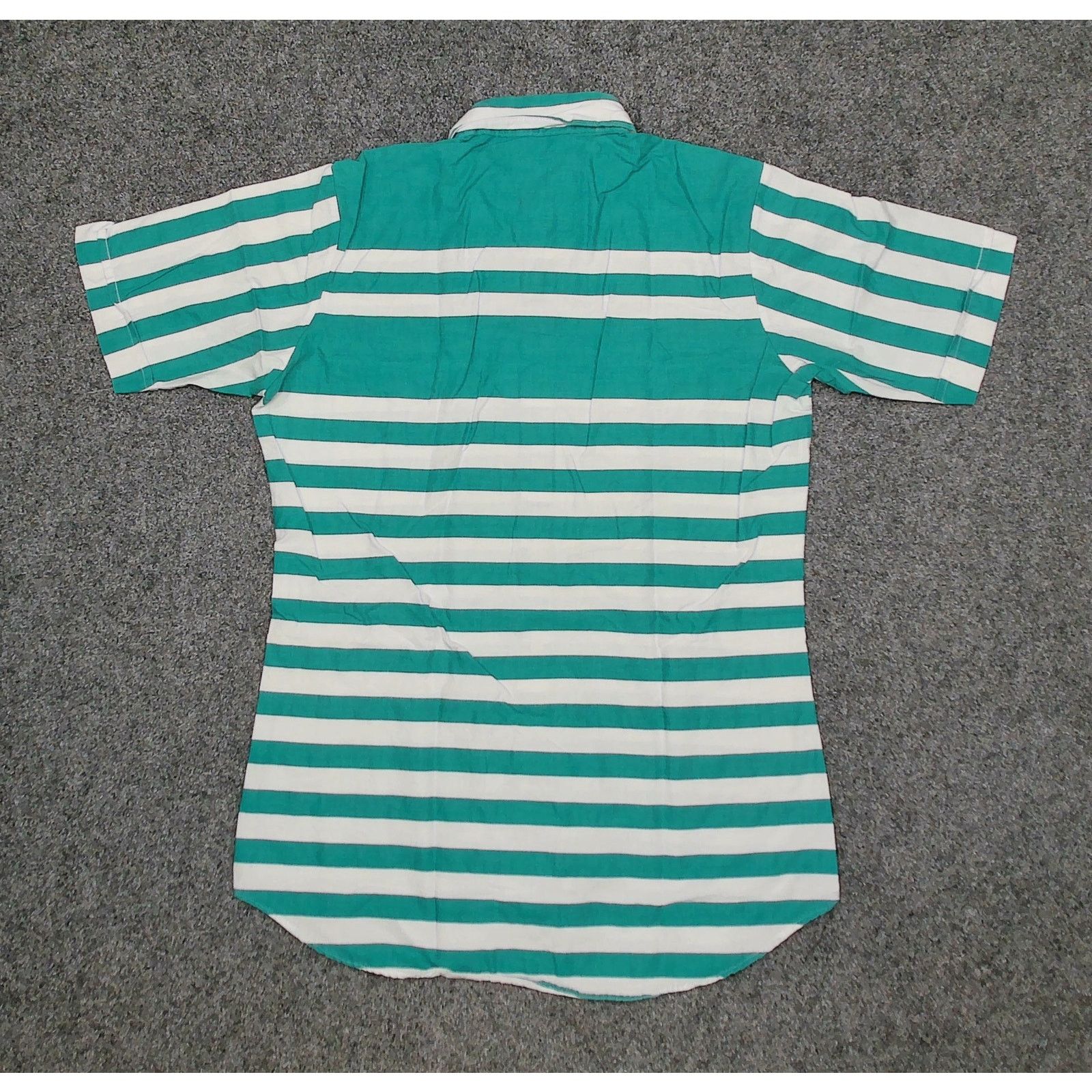Vintage VTG 90s Miller Western Wear Striped Pearl Snap Single Stitch Size US M / EU 48-50 / 2 - 4 Thumbnail
