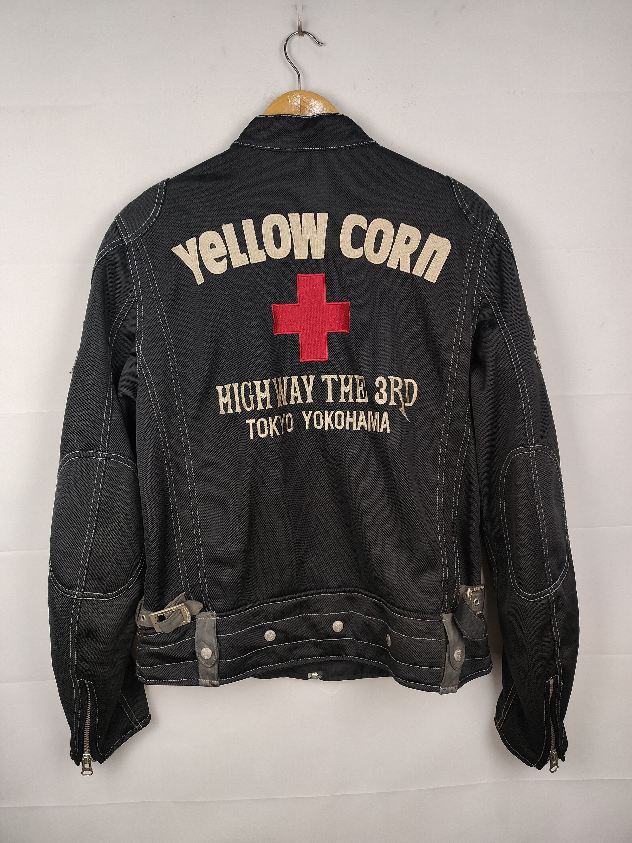 YELLOW CORN Yellow Corn "Highway Magician" motorcycle riding jacket Size US L / EU 52-54 / 3 - 8 Thumbnail