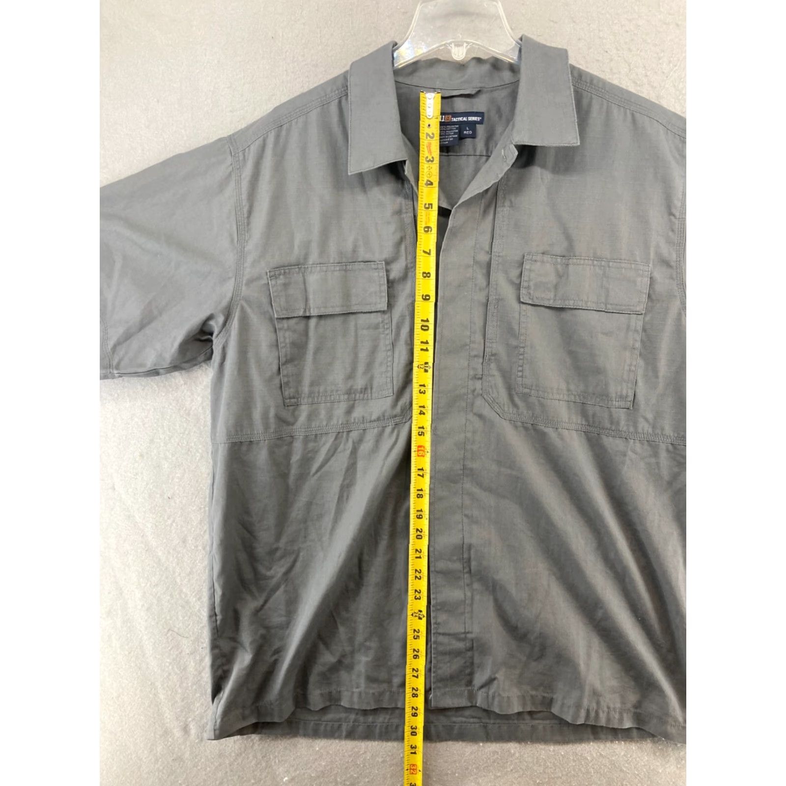 Vintage 511 Tactical Series Mens Shirt Large Gray Rip Stop Outdoor Size US L / EU 52-54 / 3 - 3 Thumbnail