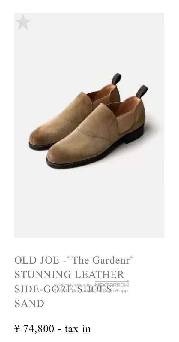 Old Joe OLD JOE Gardenr Leather Side. Size US 9 / EU 42 - 2 Thumbnail