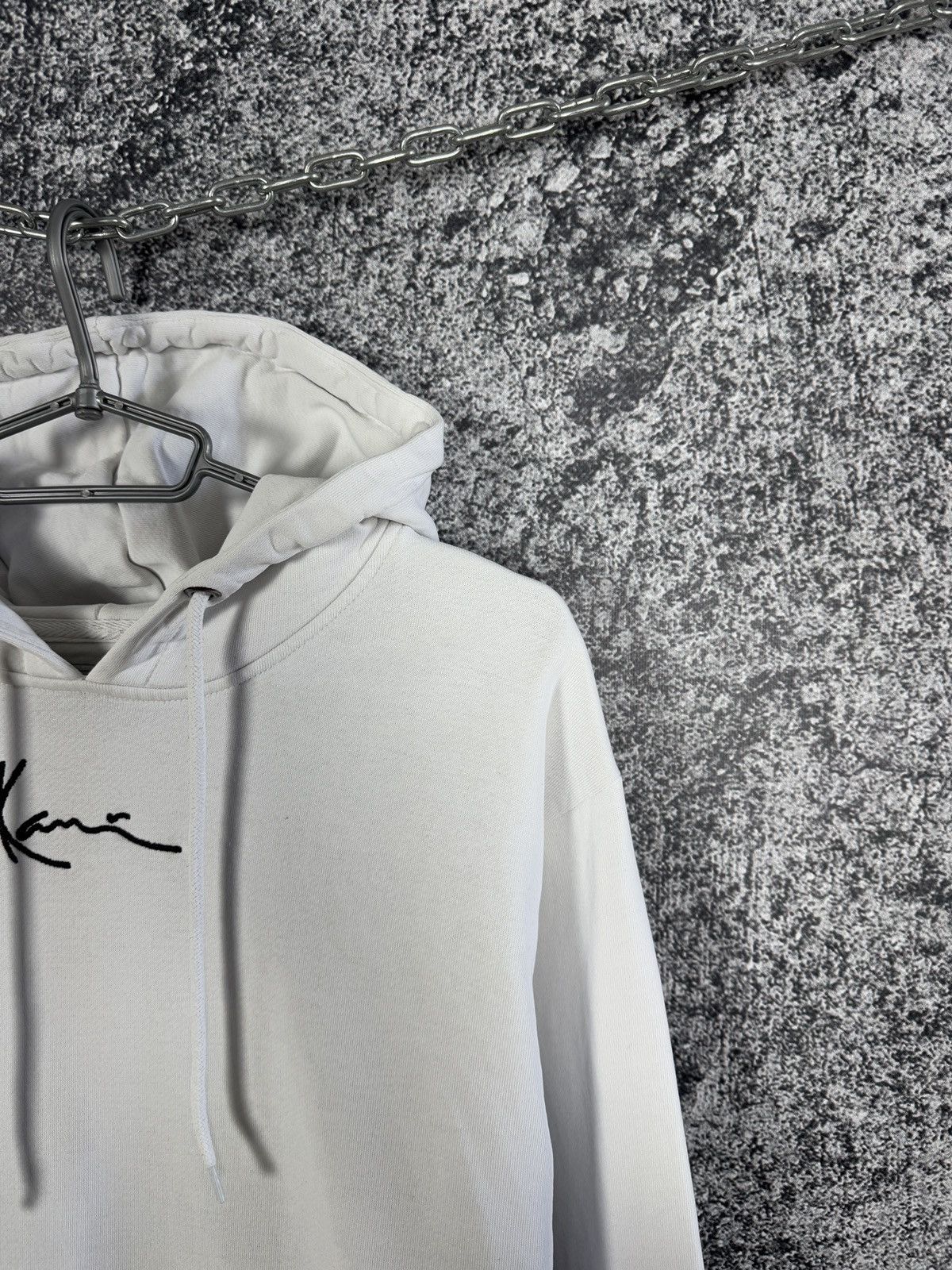 Karl Kani Men’s Karl Kani White Hoodie Streetwear Tape Logo Y2K Size M Size US M / EU 48-50 / 2 - 2 Thumbnail