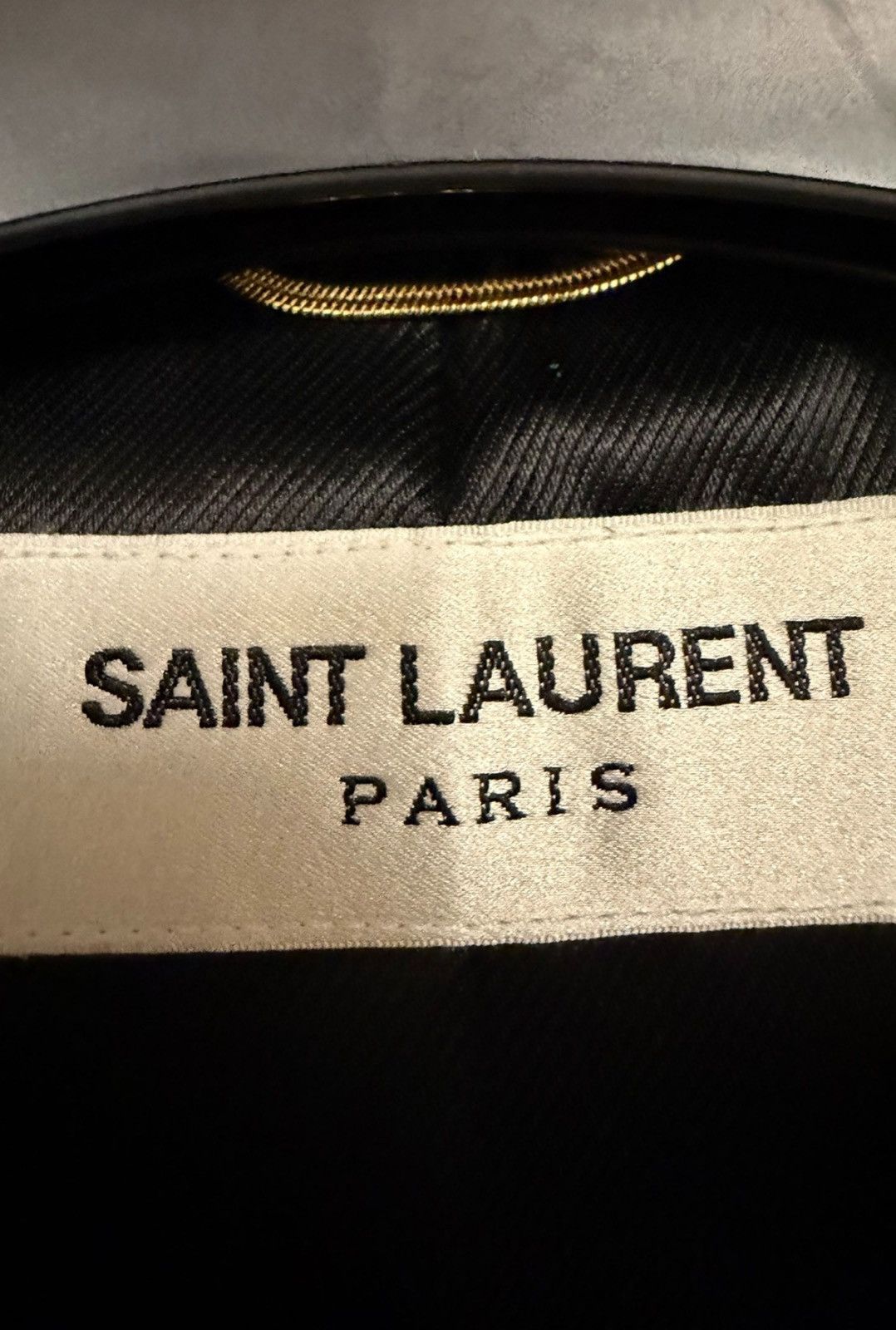 Saint Laurent Paris Saint Laurent 14SS Black Studded Lambskin Motorcycle Jacket Size XS / US 0-2 / IT 36-38 - 2 Thumbnail