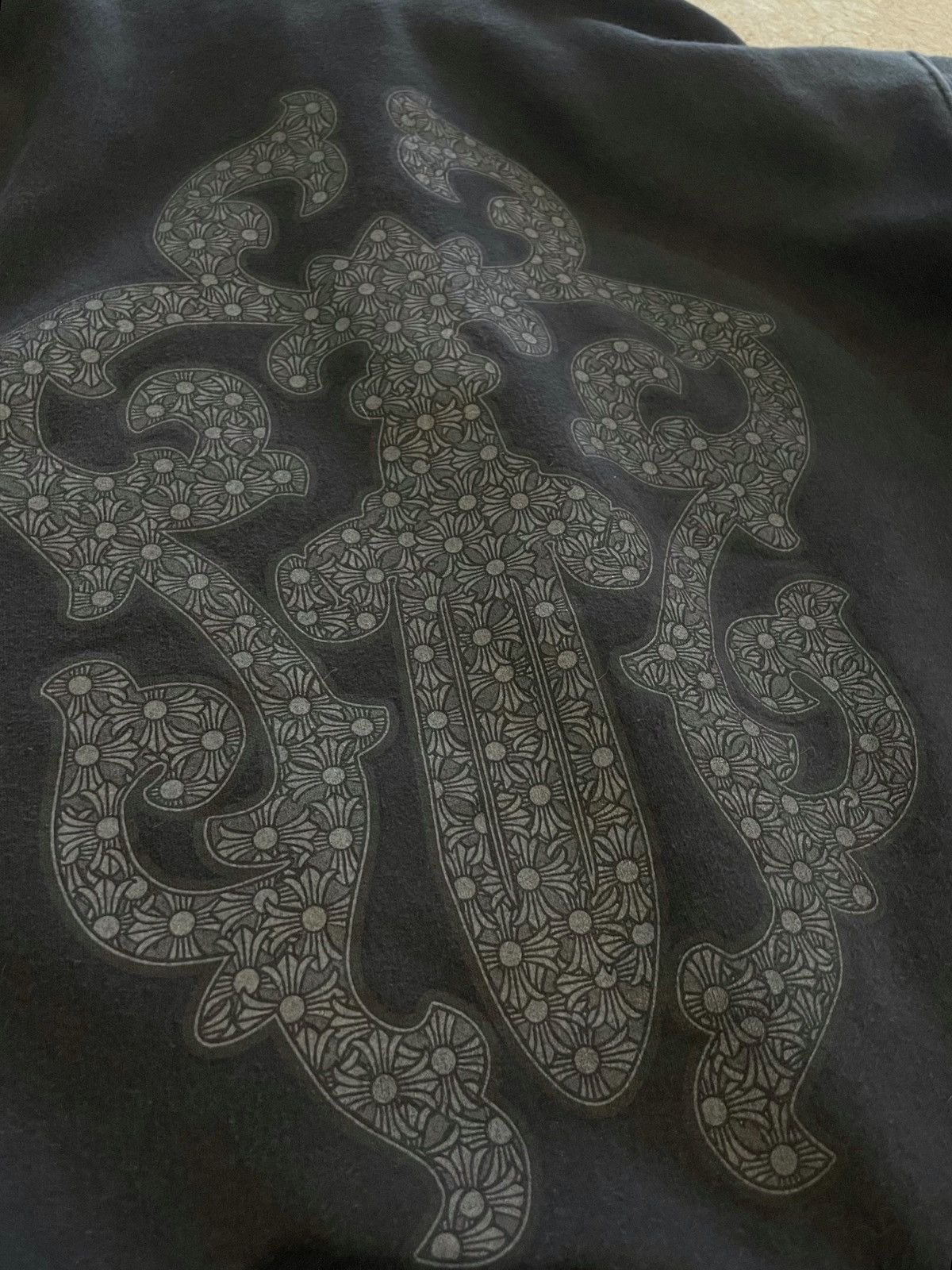 Chrome Hearts Vintage Chrome Hearts Zip Up Thermal Hoodie Size US XL / EU 56 / 4 - 6 Thumbnail