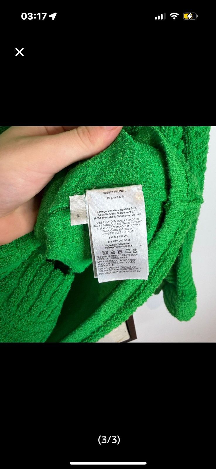 Bottega Veneta Overshirt Size US L / EU 52-54 / 3 - 3 Thumbnail
