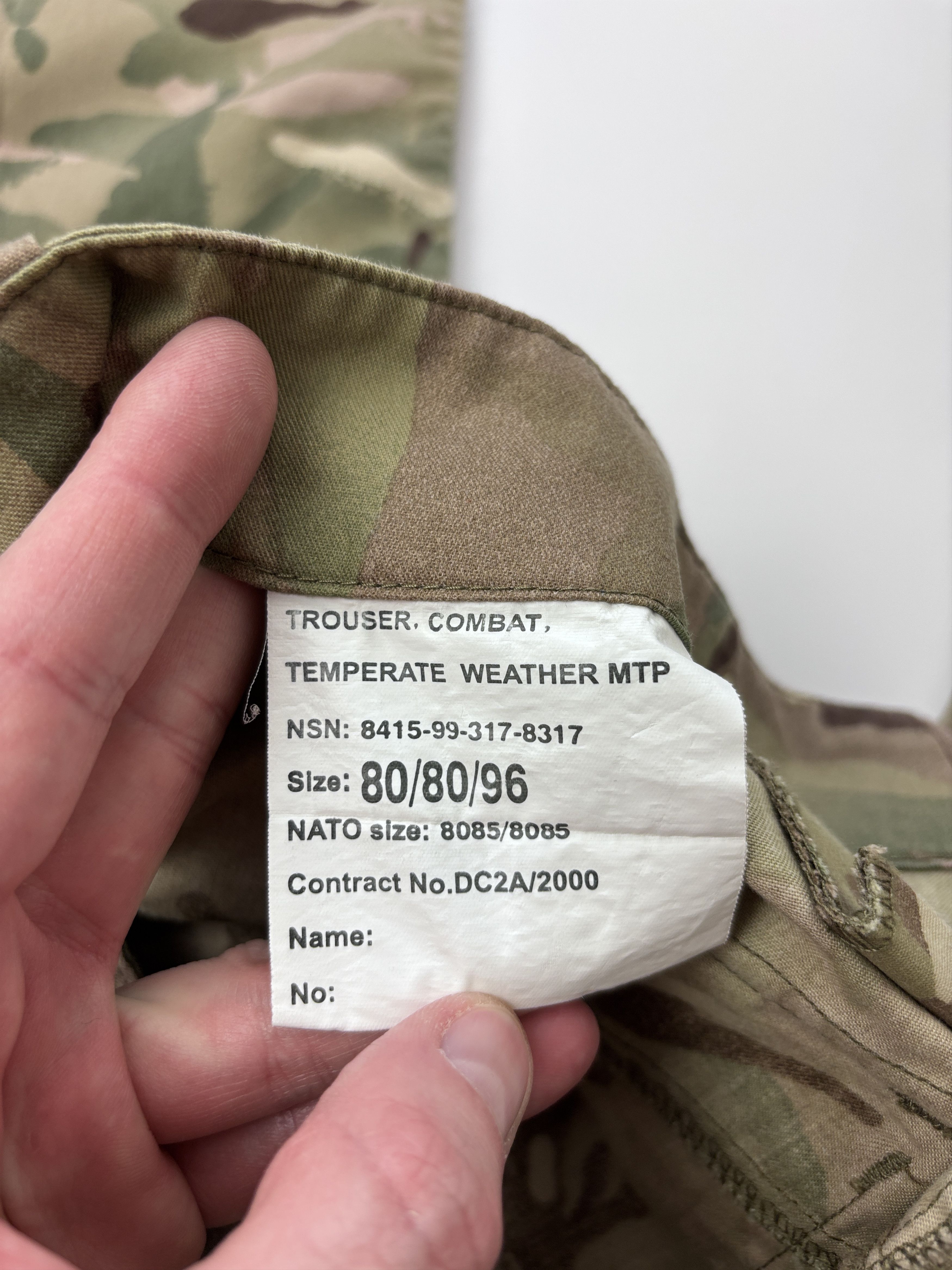 Other British Army MTP Combat Trousers Camo Pants Size 80/80/96 Size US 30 / EU 46 - 7 Thumbnail