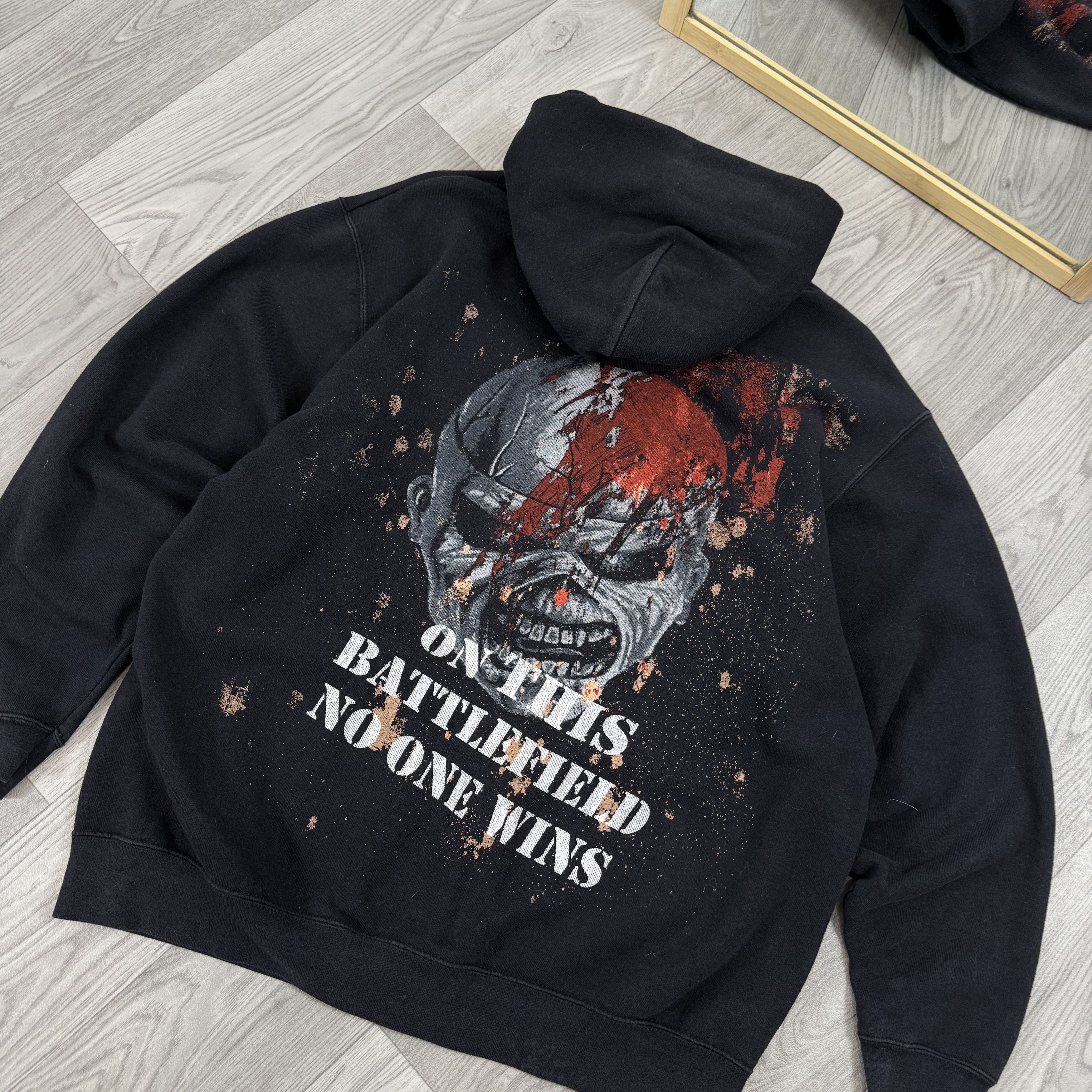 Iron Maiden Vintage Iron Maiden 90s Rock Band Zip Hoodie Hooded Sweat Size US XL / EU 56 / 4 - 8 Thumbnail
