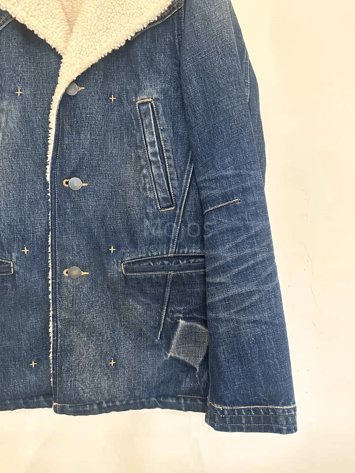 Number (N)ine Sz 2 Number Nine 07SS About a Boy Denim Fur Jacket Size US M / EU 48-50 / 2 - 4 Thumbnail