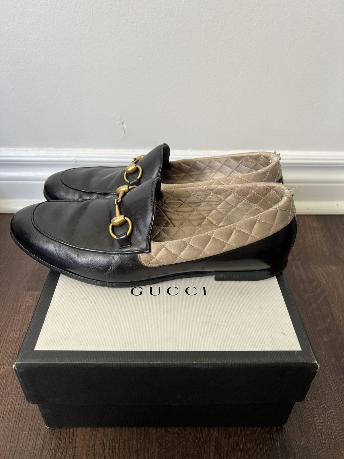 Gucci Black horsebit loafers Size US 5 / EU 37 - 4 Thumbnail