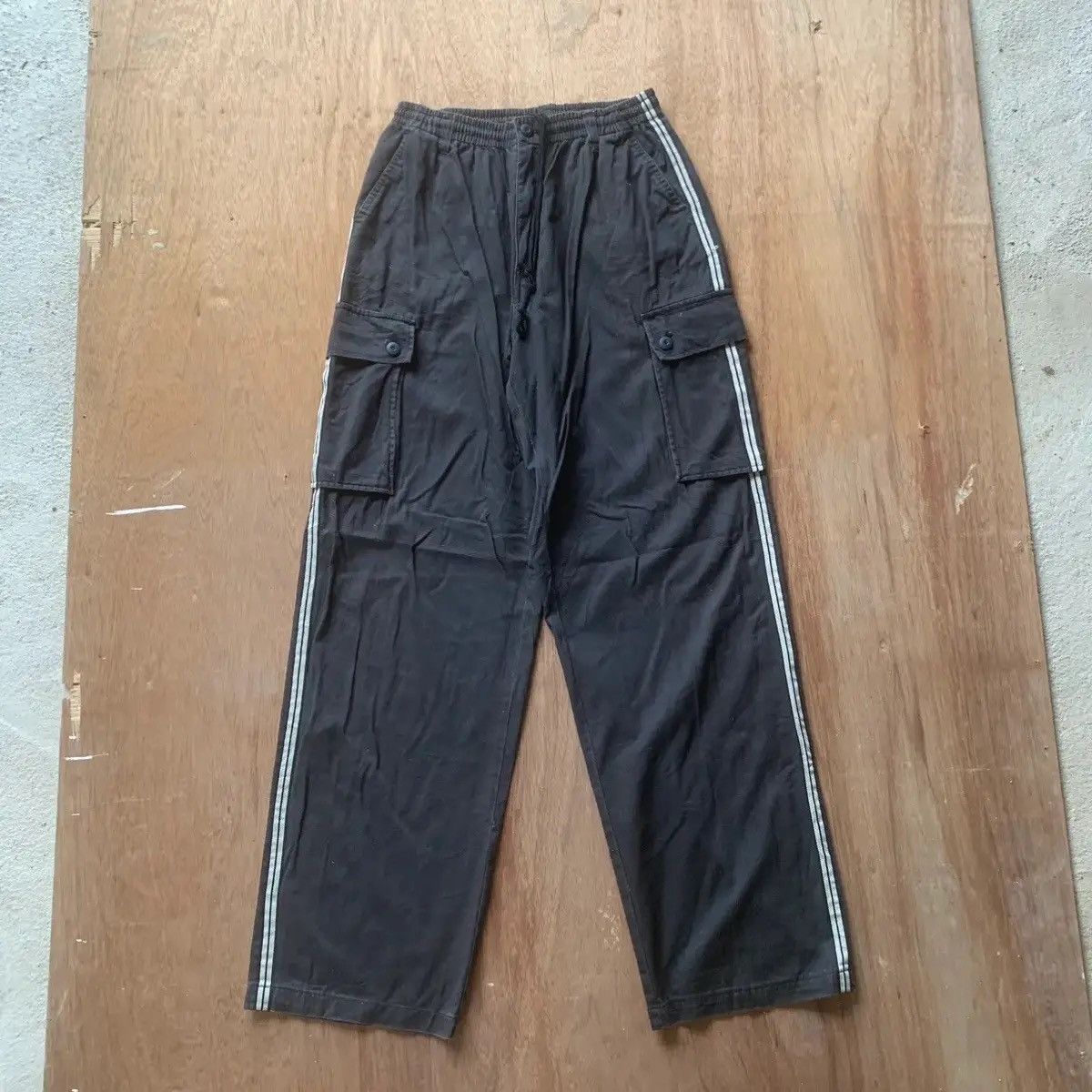 NOLLEY'S 🍁 FREE SIZE🍁VINTAGE SIDESTRIPED JAPANESE SPRINGWAIST CARGO Size US 36 / EU 52 - 1 Thumbnail