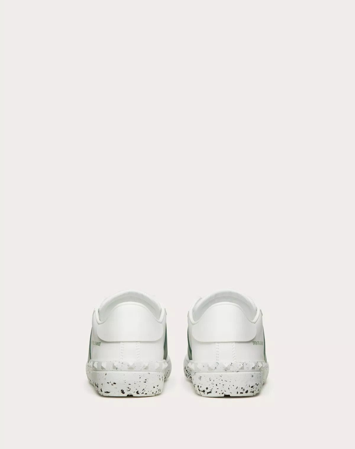 Valentino oc11z0625 Open For A Change Sneaker in White/Green Size US 6 / EU 39 - 3 Thumbnail