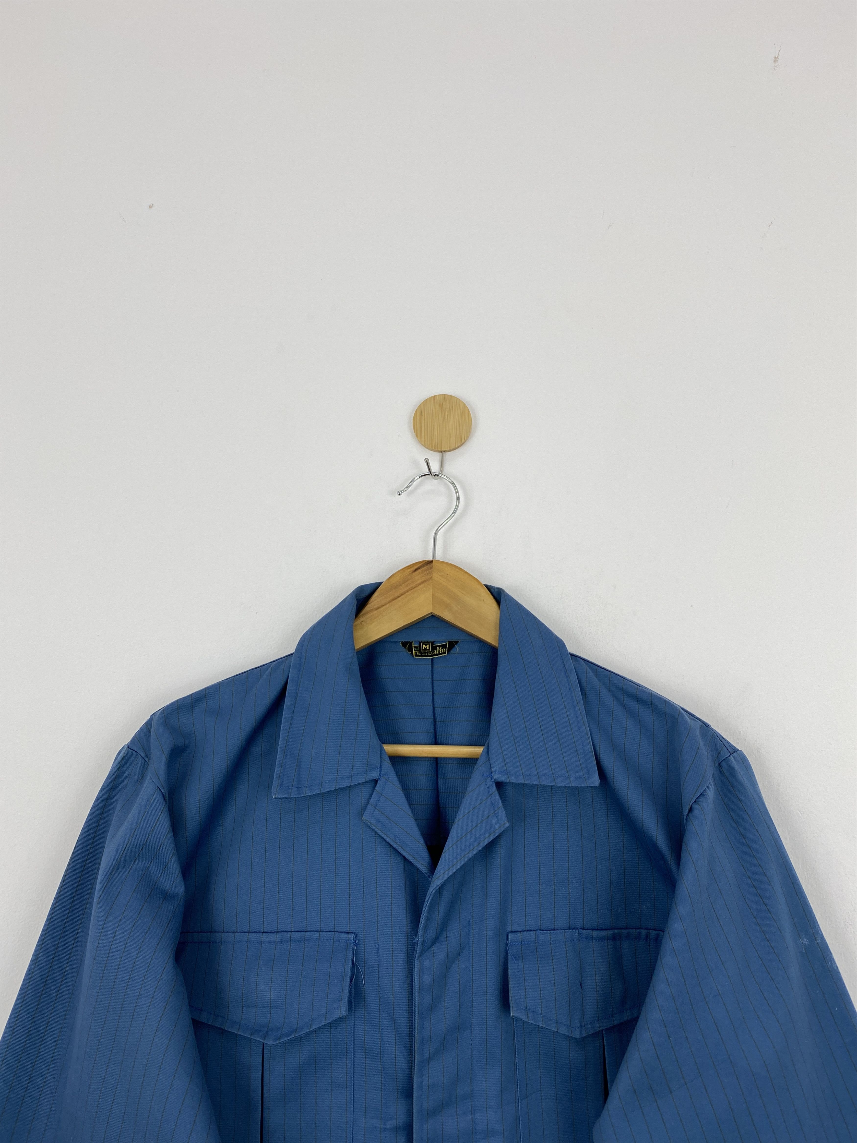 Japanese Brand Vintage Japanese Brand Workers Denim Jacket J1810 Size US M / EU 48-50 / 2 - 2 Thumbnail