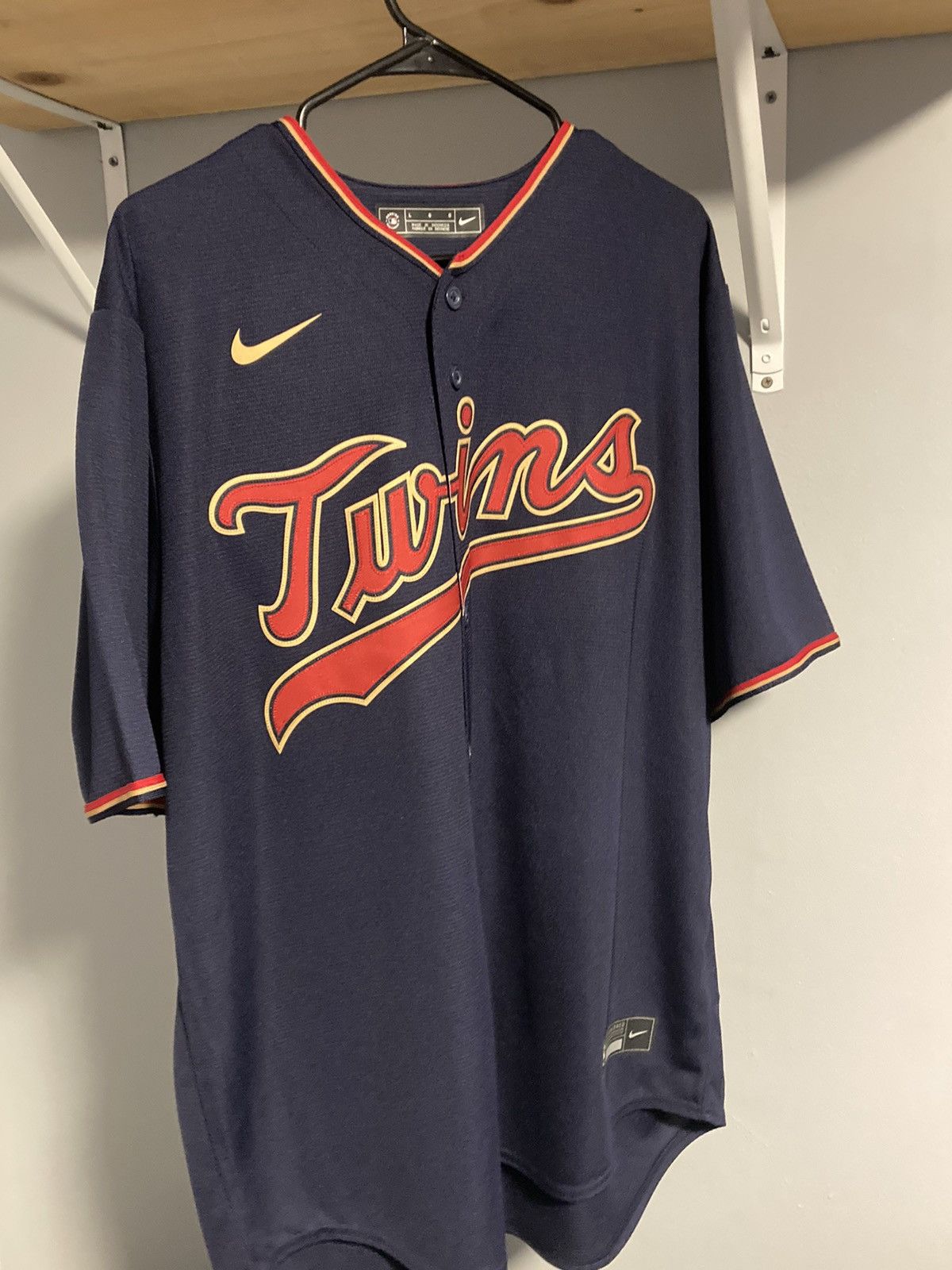 Nike Nike Minnesota Twins Baseball Jersey “Navy Alternate” Size US L / EU 52-54 / 3 - 4 Thumbnail