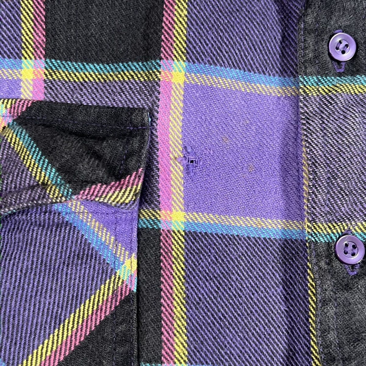 Other Rancho Santa Fe Flannel Purple Plaid Button Up Shirt Sz L Size US XL / EU 56 / 4 - 4 Thumbnail