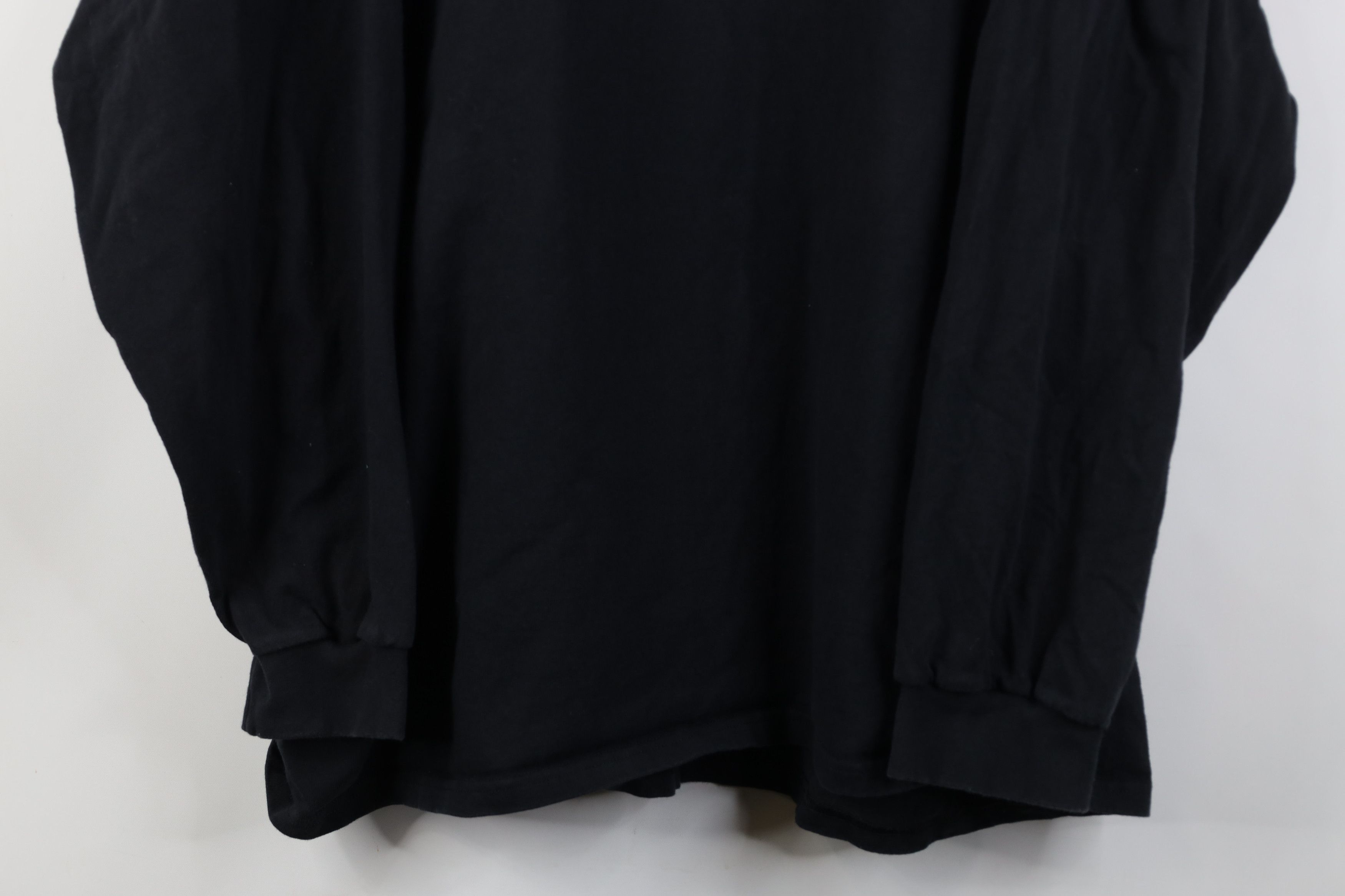 Nike Vintage Nike Mini Swoosh Mock Neck Long Sleeve T-Shirt Black Size US XXL / EU 58 / 5 - 3 Thumbnail
