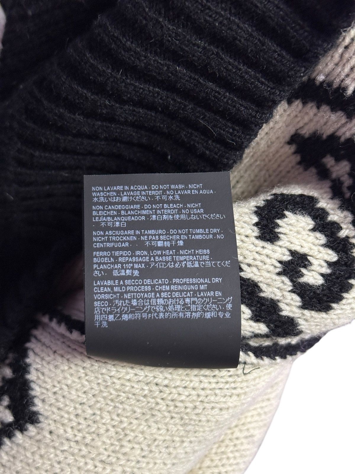 Balenciaga Balenciaga All-Over Logo Wool Knitted Sweater Size US M / EU 48-50 / 2 - 10 Thumbnail