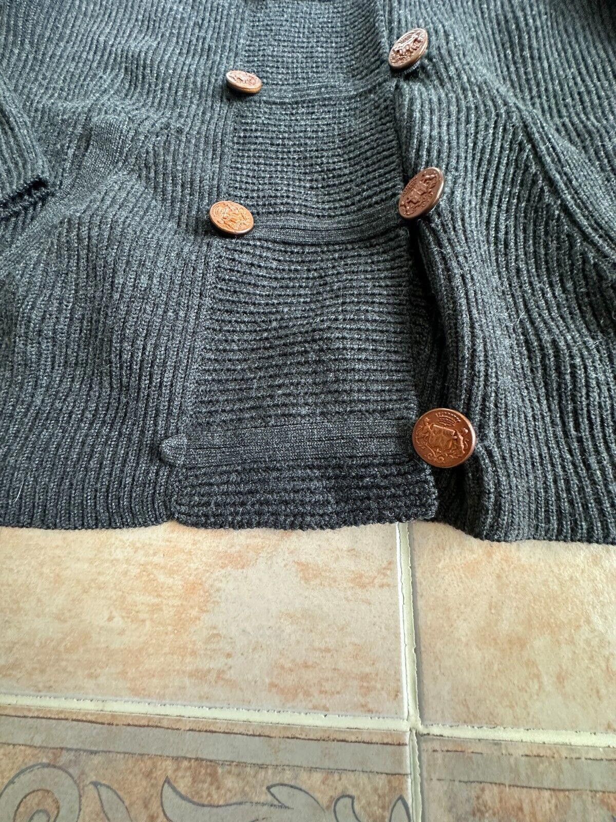 J.McLaughlin J McLaughlin Sweater Merino Wool Military Heavyweight sz L Size L / US 10 / IT 46 - 3 Thumbnail