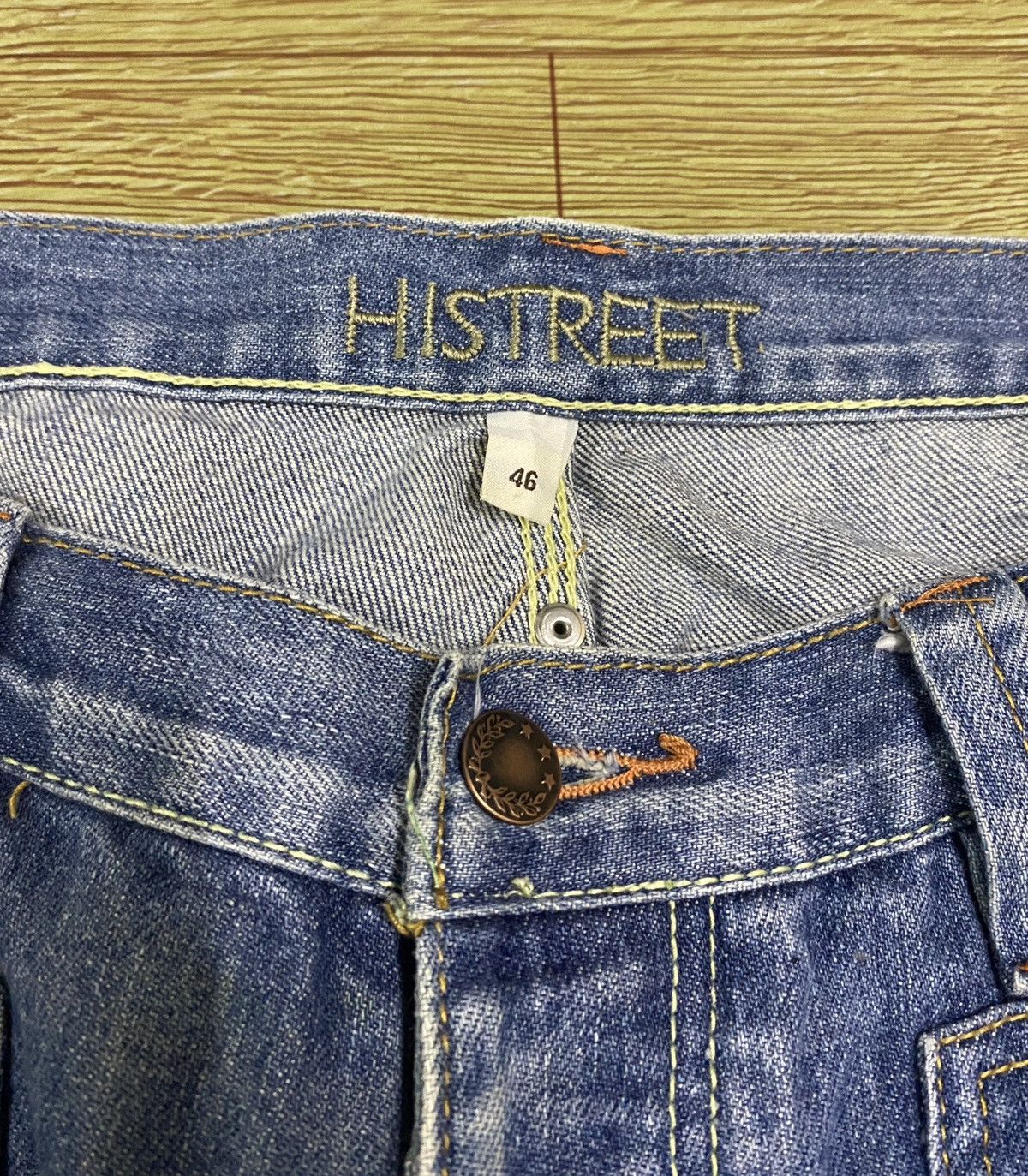 Japanese Brand Rare Design Vintage Japanese Brand HiStreet Jeans 1990s Size US 36 / EU 52 - 12 Thumbnail