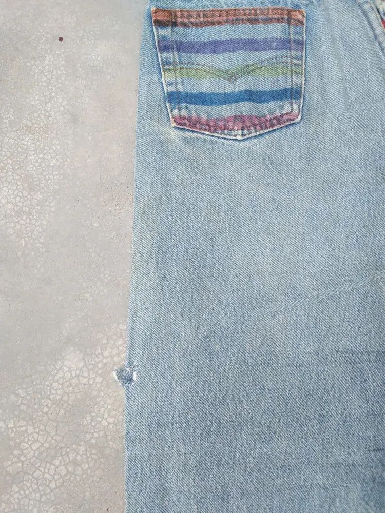Levi's × Vintage 80s Vintage Levis 501 Made In USA Distressed Jeans 29x30 Size US 29 - 3 Thumbnail