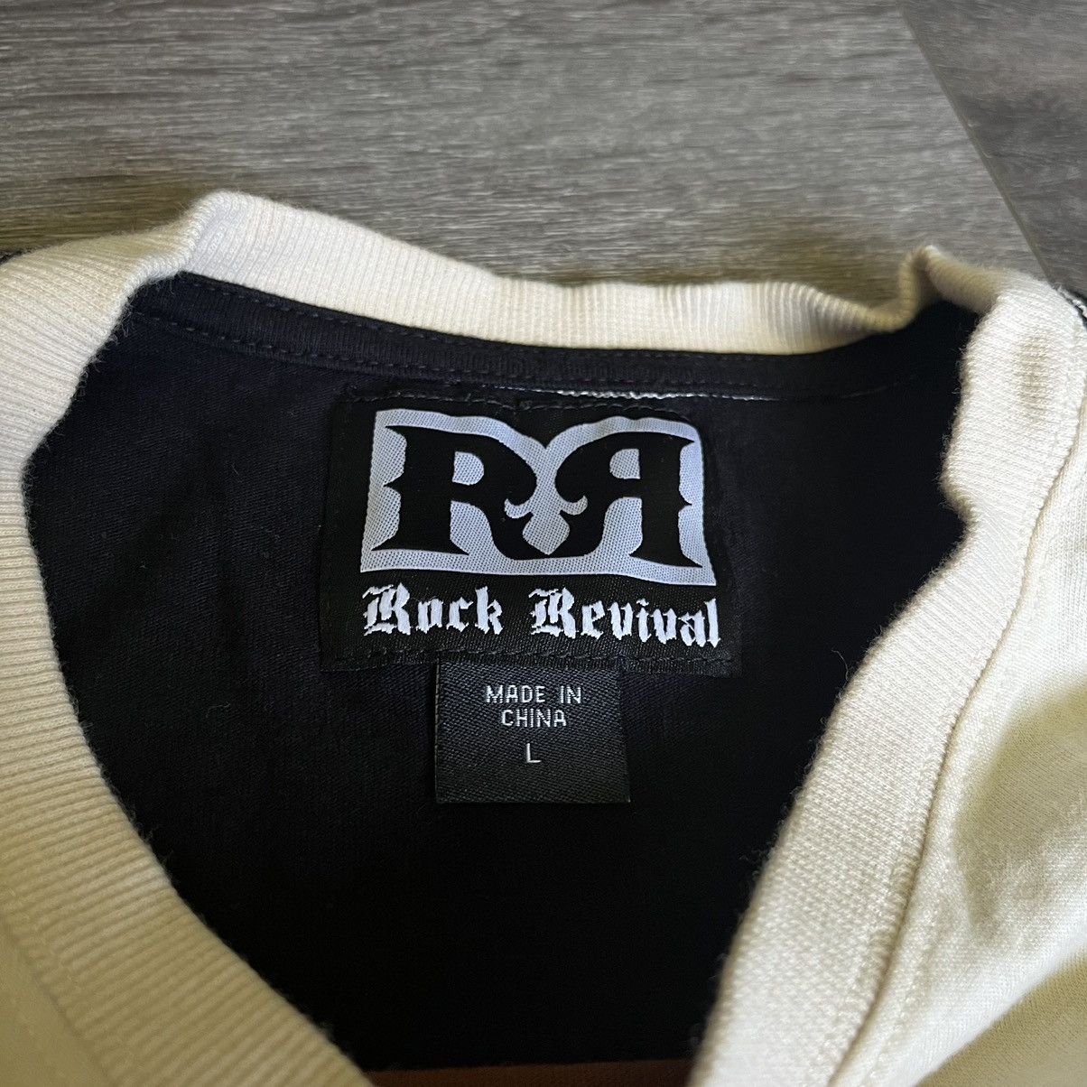 Rock Revival Vintage 2000s Rock Revival Rhodes Studded Longsleeve T Shirt Size US L / EU 52-54 / 3 - 5 Thumbnail