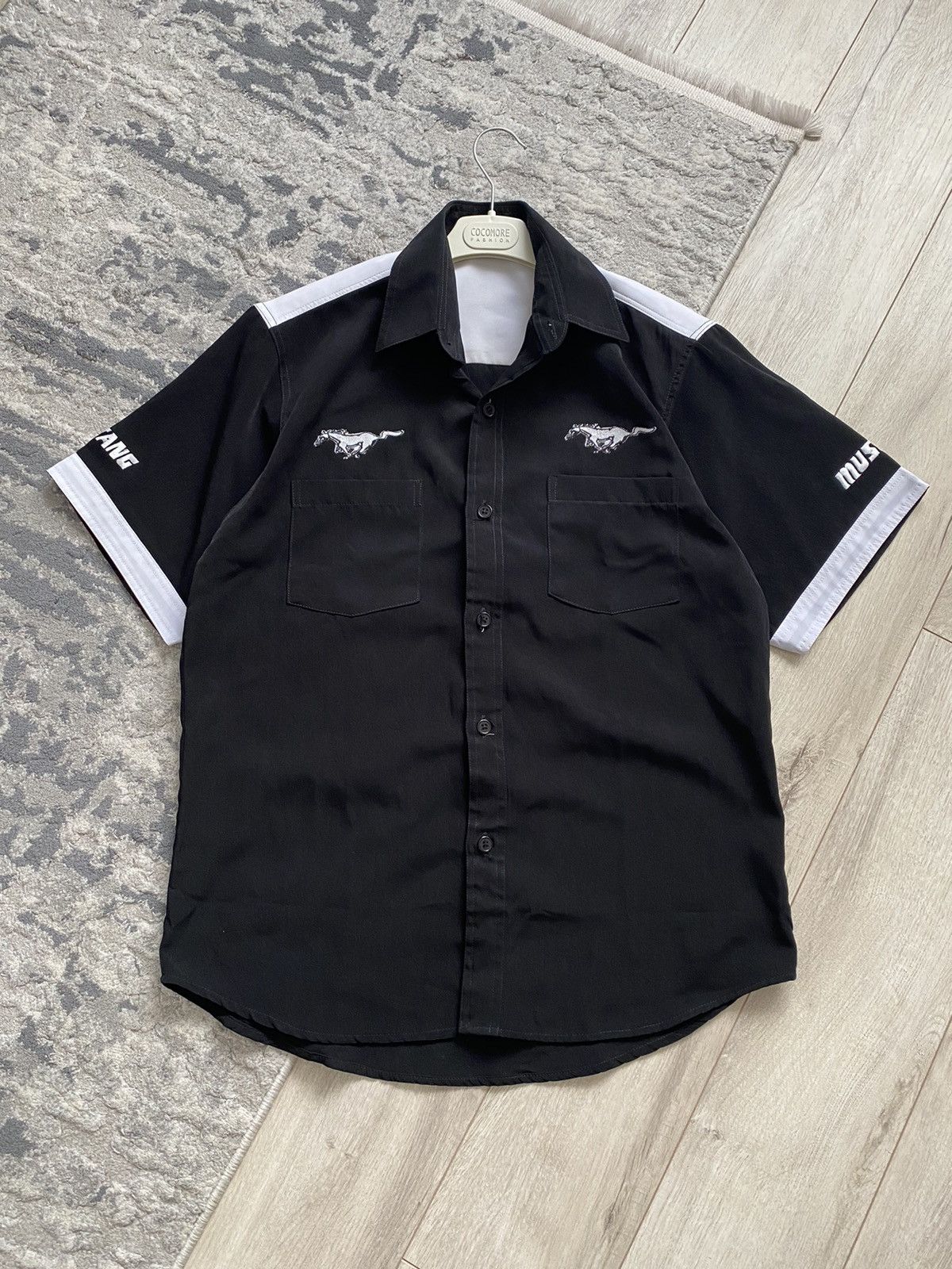 NASCAR Vintage Mustang GT Ford Racing NASCAR Big Logo Shirt 2000s Size US M / EU 48-50 / 2 - 3 Thumbnail