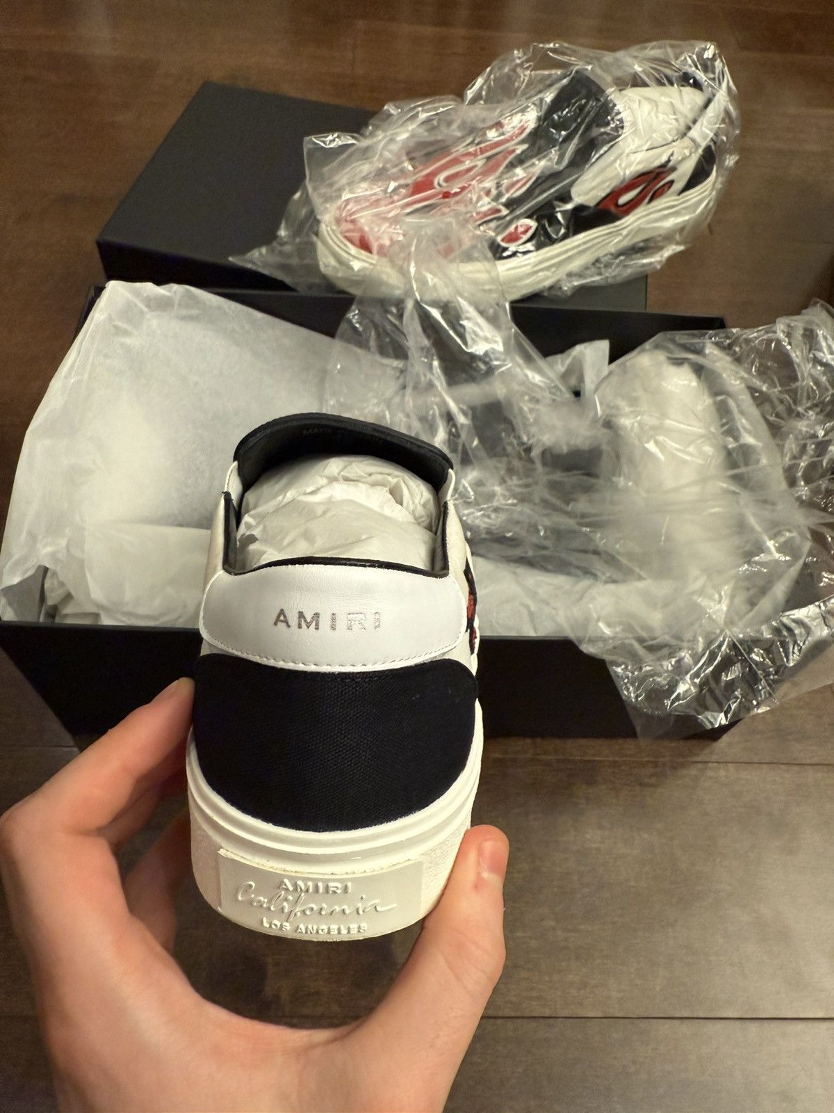 Amiri Red Flame Sneakers
