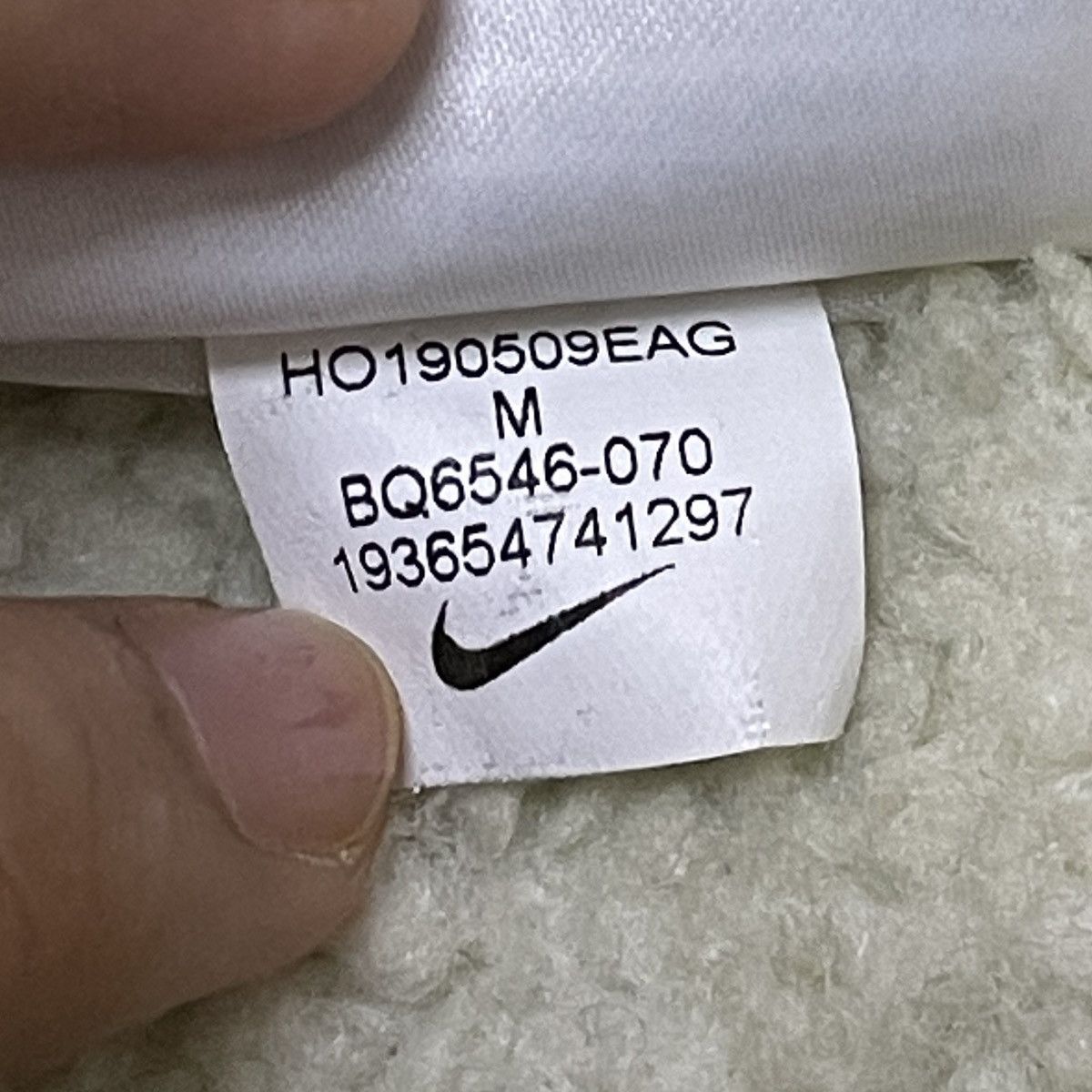 Nike Rare Design Nike Big Swoosh Boa Fleece Reversible Jacket Size US M / EU 48-50 / 2 - 16 Thumbnail