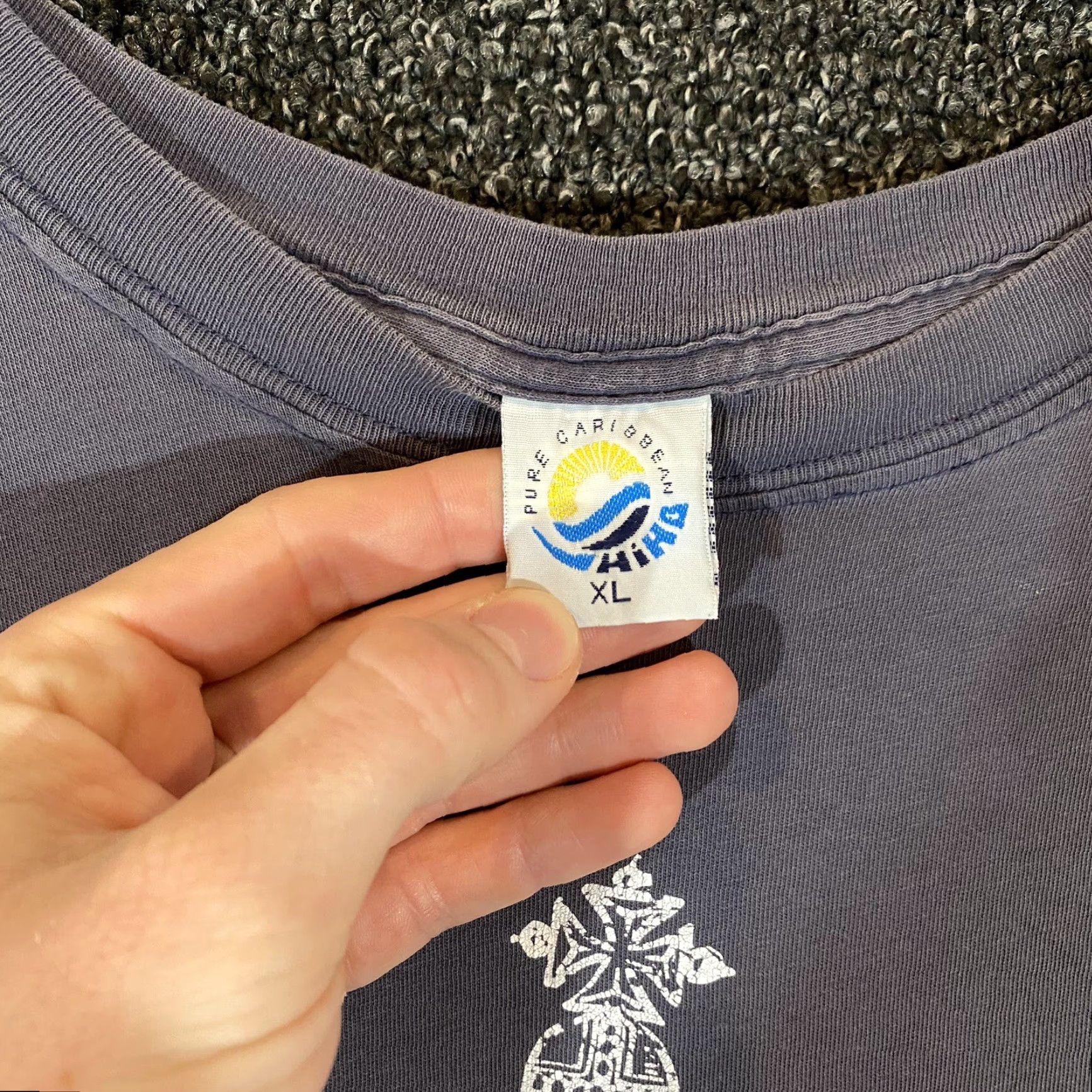 Vintage Windsurfer Shirt Mens XL Gray Tee Short Sleeve Surfing Beach HIHO Shirt (Windsurfer) - HIHO Mens XL Gray T-Shirt Size US XL / EU 56 / 4 - 3 Thumbnail