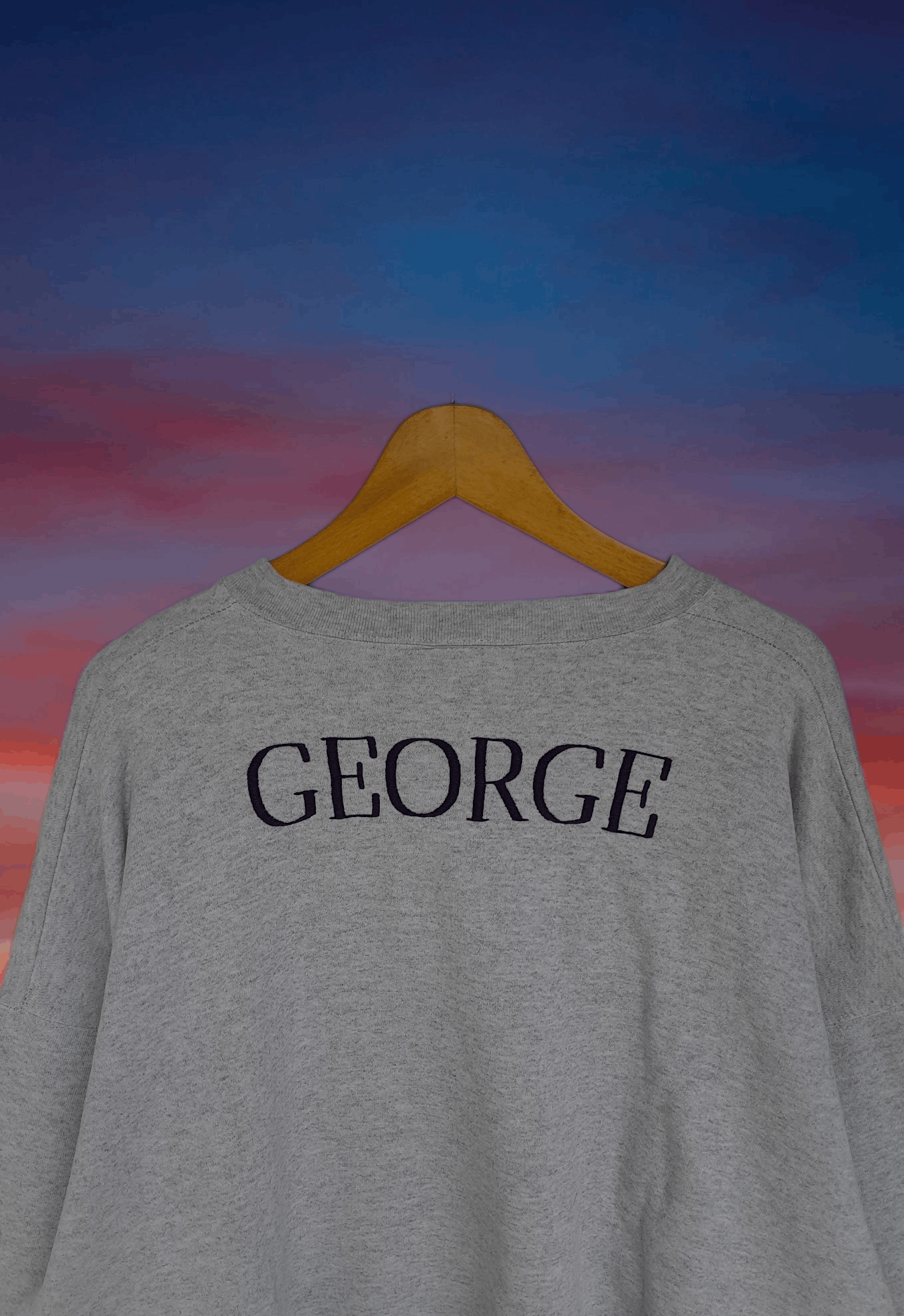 Rap Tees × Vintage Vintage streetwear 90s GEORGE Embroidery logo Sweatshirt Size US XXL / EU 58 / 5 - 3 Thumbnail