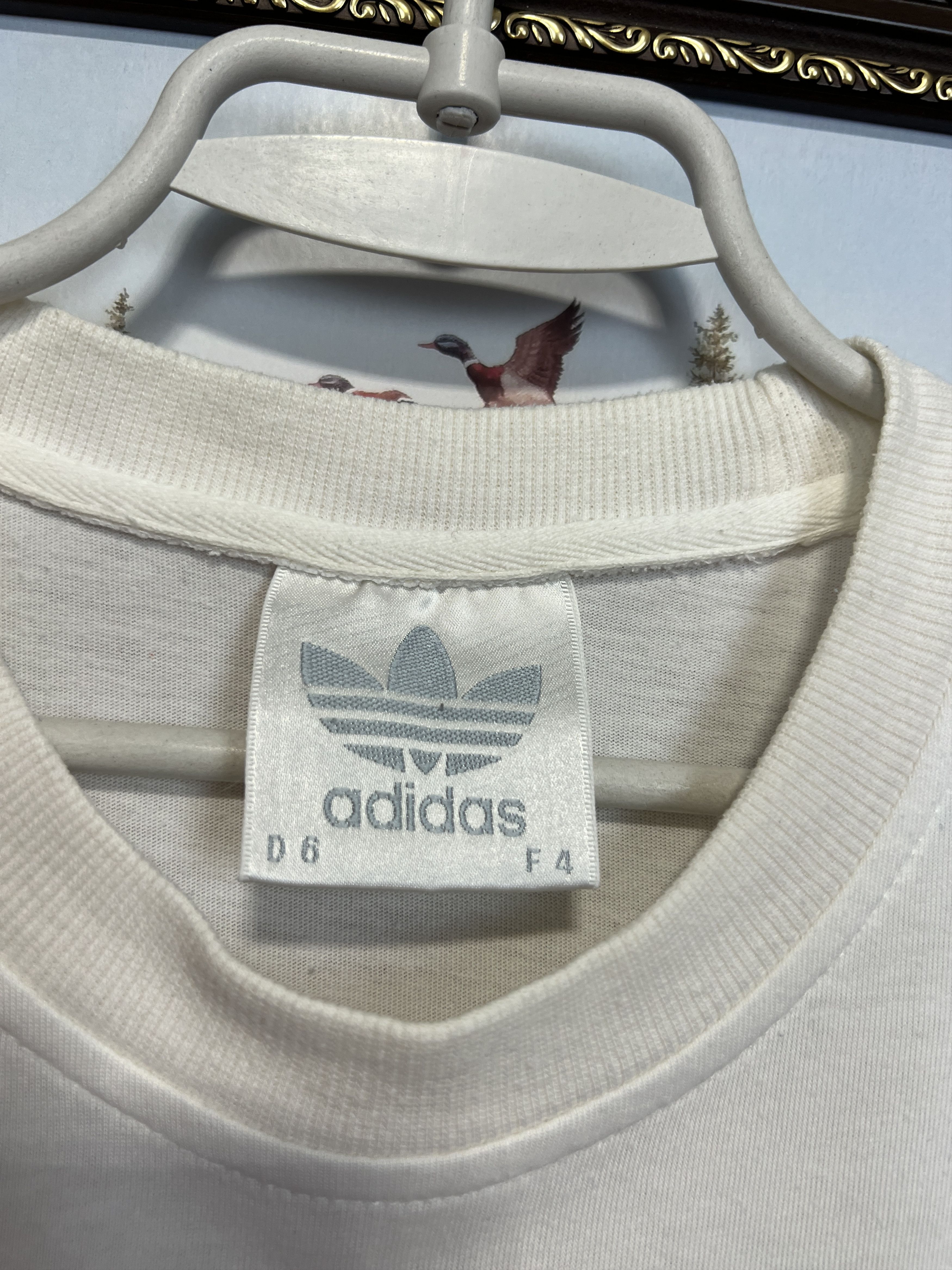 Adidas Vintage 90's Big Logo Shirt Trikot Tee Reflective Rare Size US M / EU 48-50 / 2 - 5 Thumbnail
