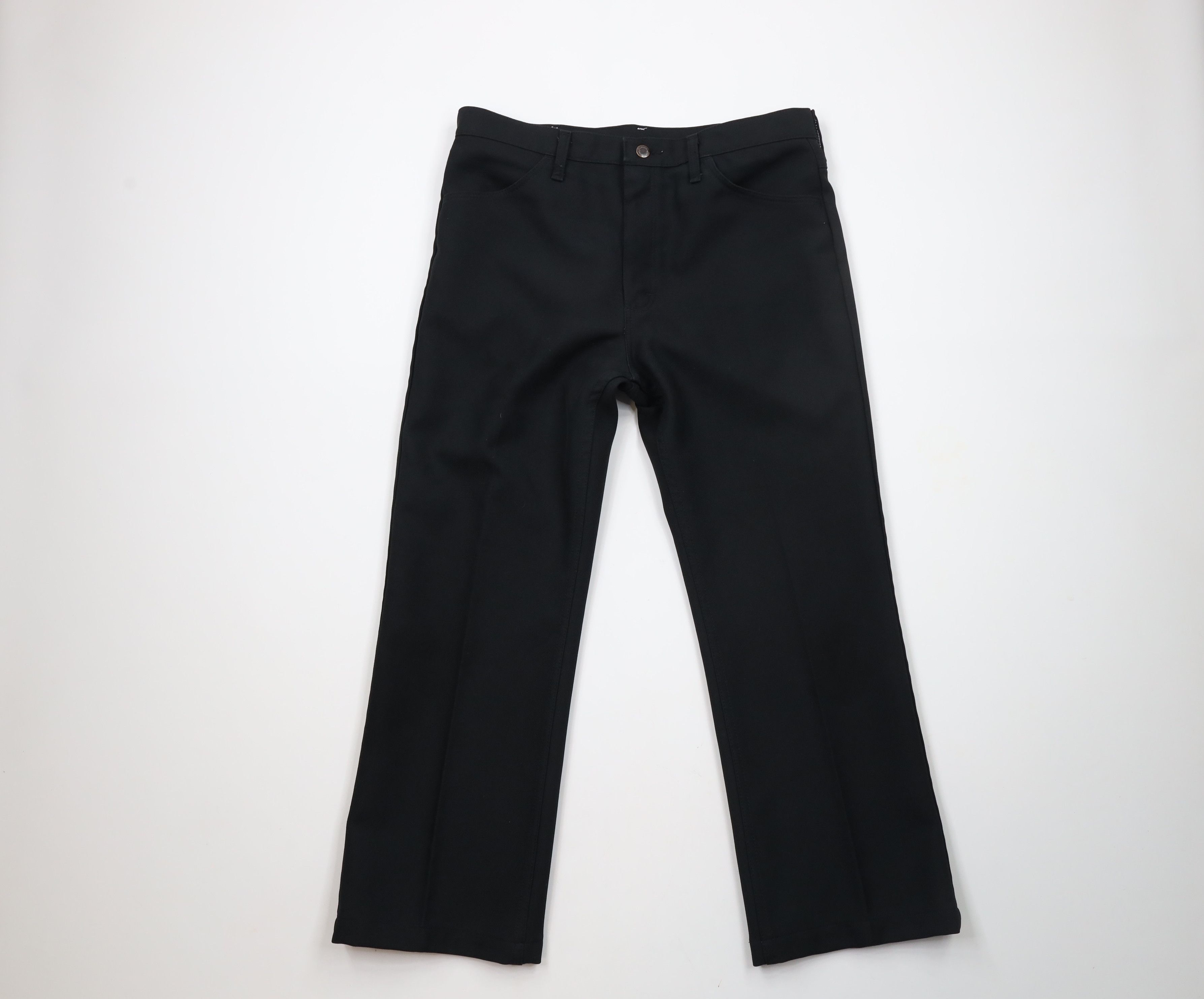 Vintage × Wrangler Vintage 90s Wrangler Wide Leg Western Chino Pants Black Size US 34 / EU 50 - 1 Thumbnail