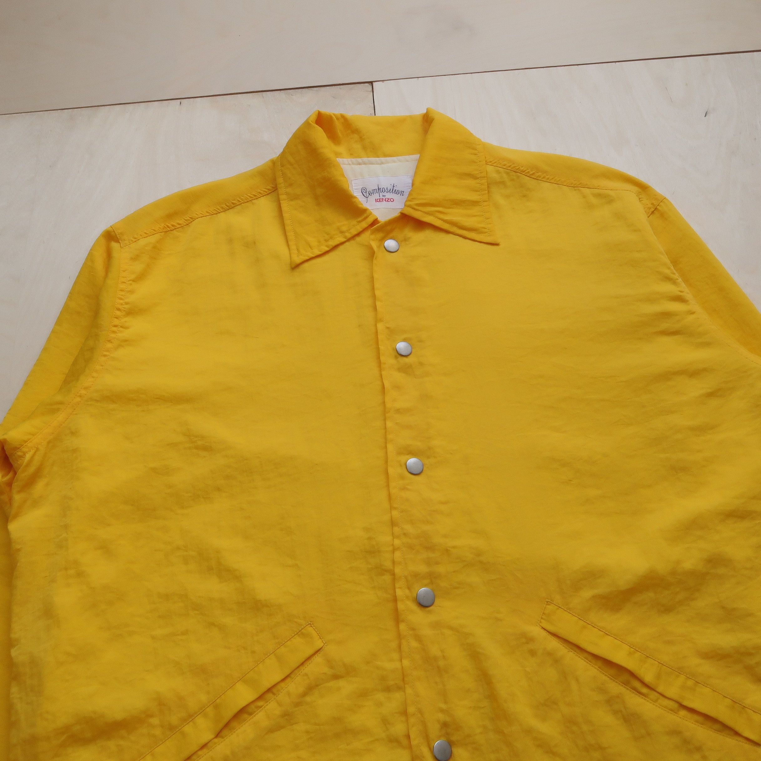 Composition by Kenzo 90s Composition Kenzo Coach Jacket Big Logo Size US L / EU 52-54 / 3 - 6 Thumbnail