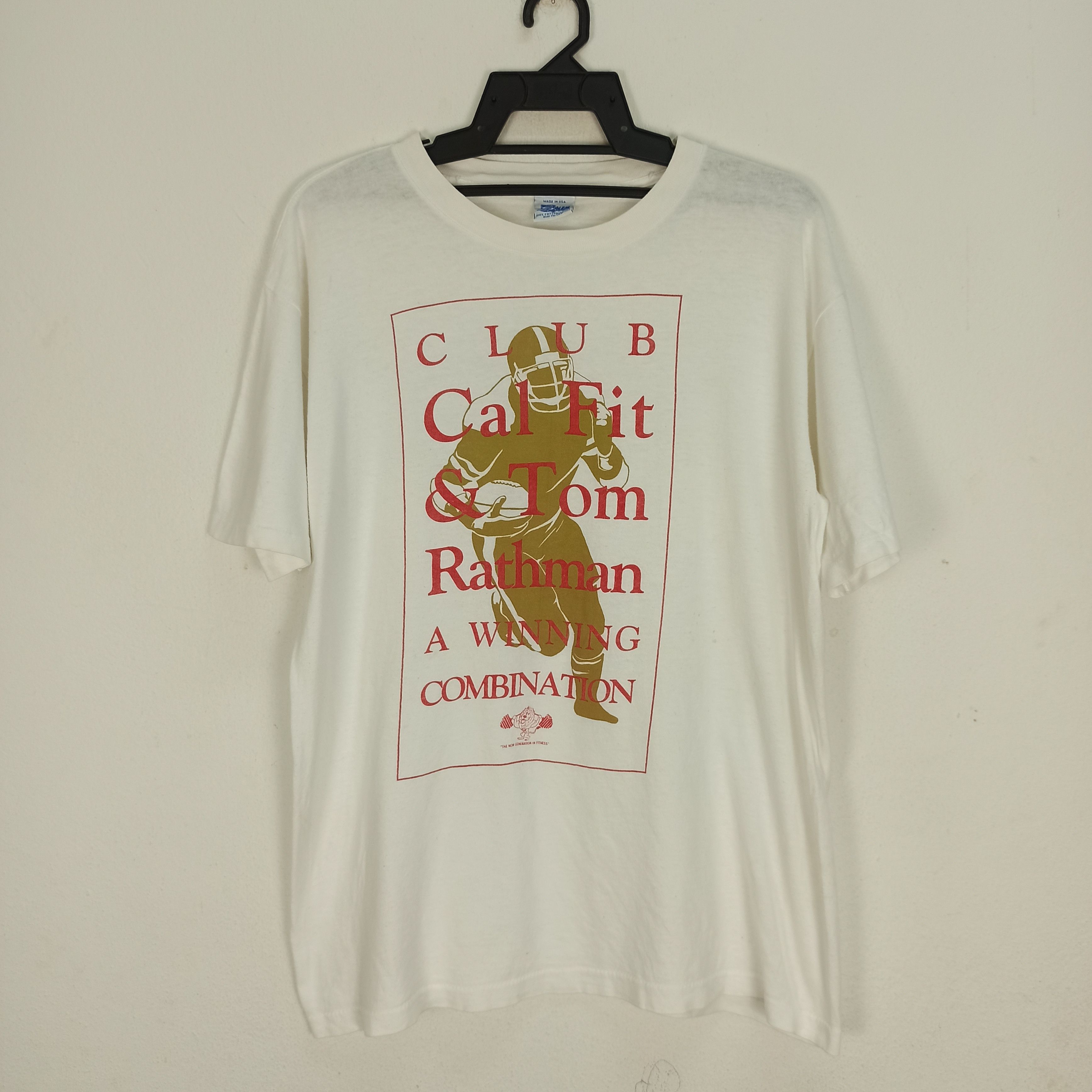 Vintage Vintage SUPER BOWL Cal Fit & Tom Rathman By Salem Tees Size US L / EU 52-54 / 3 - 2 Thumbnail