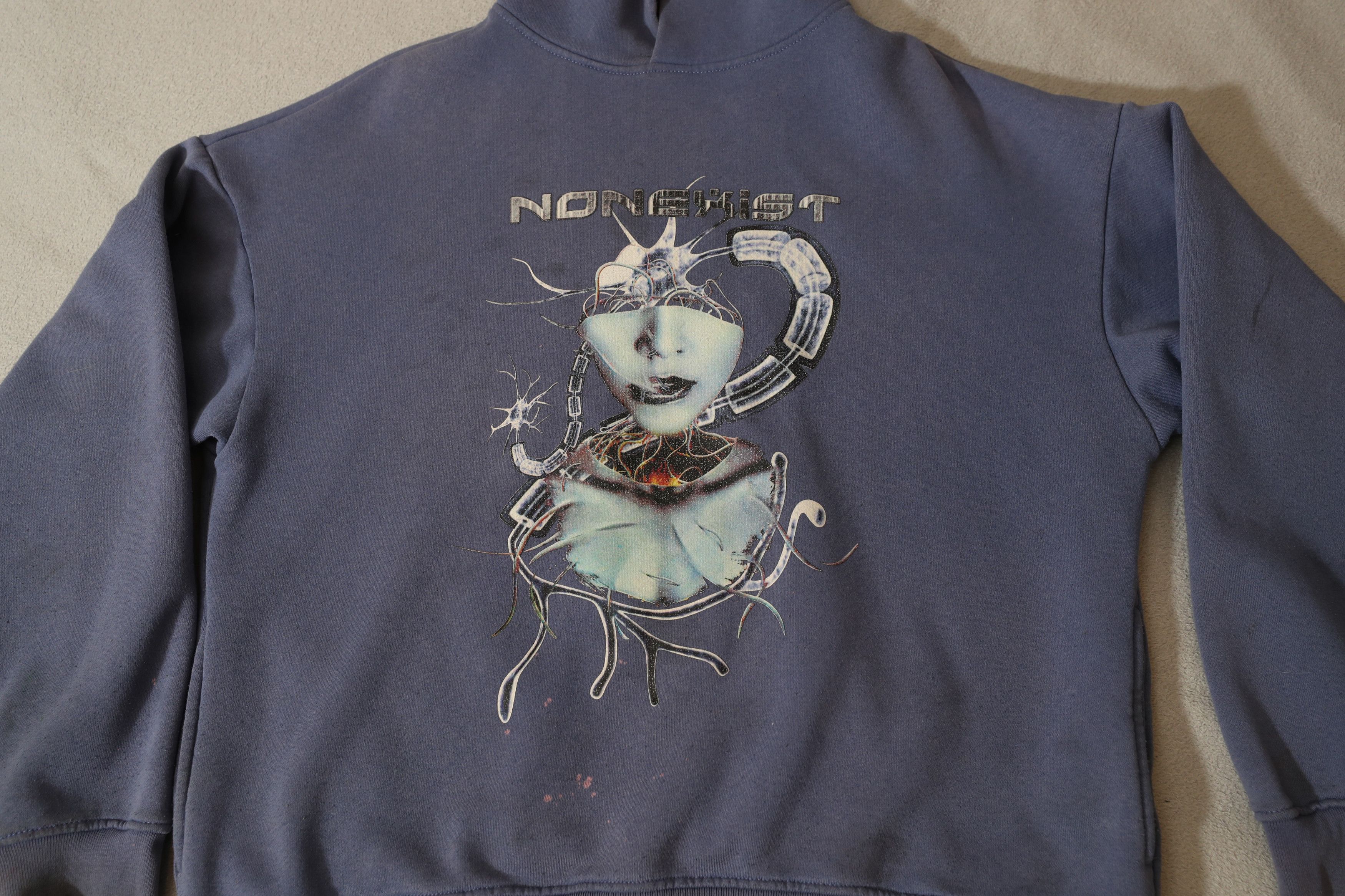 Band Tees × Vintage Nonexist Swedish Death Metal Hoodie (M) Size US M / EU 48-50 / 2 - 3 Thumbnail