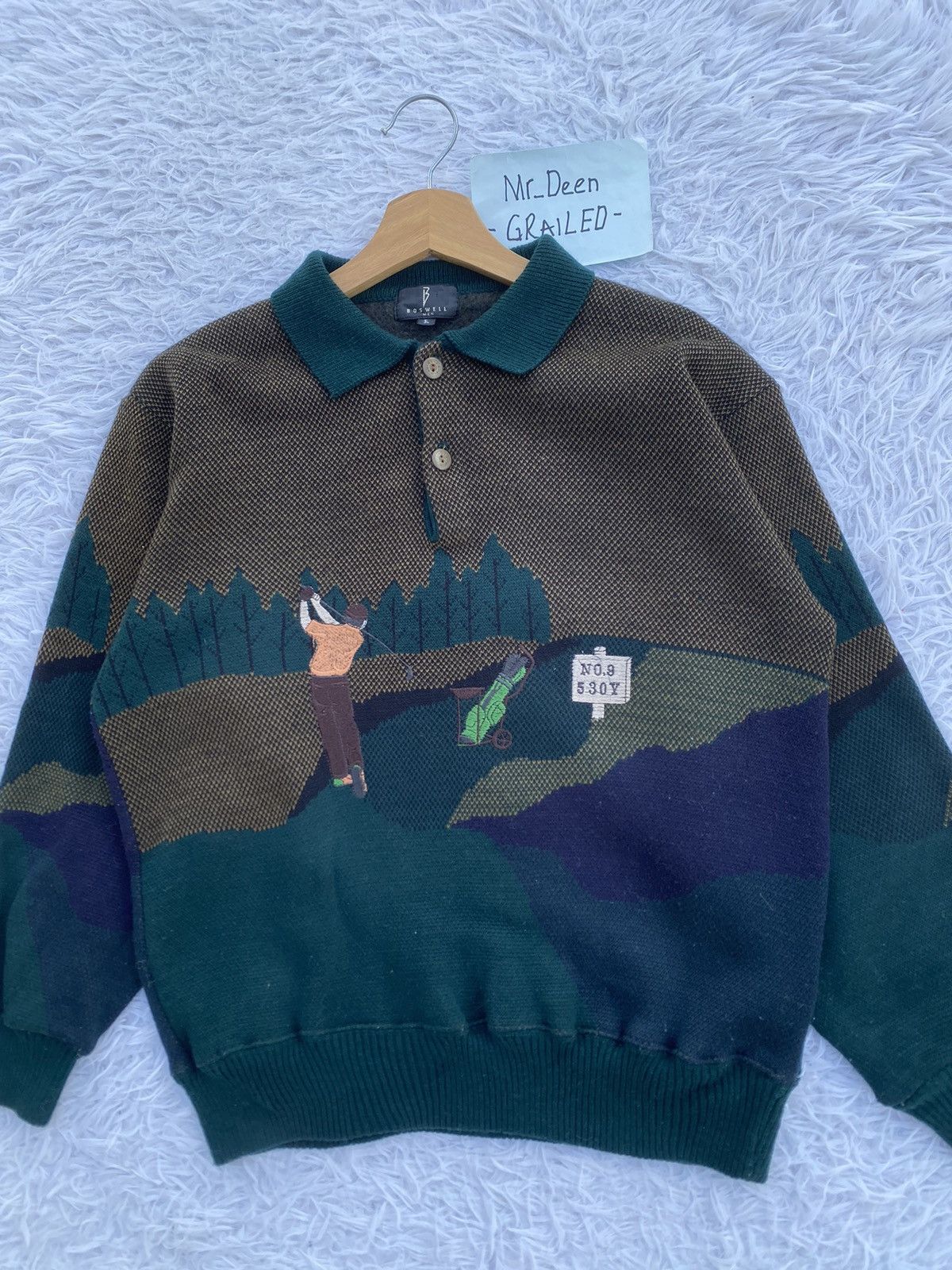 Vintage Rare Vintage Boswell Men Golf Sweater Size US M / EU 48-50 / 2 - 6 Thumbnail