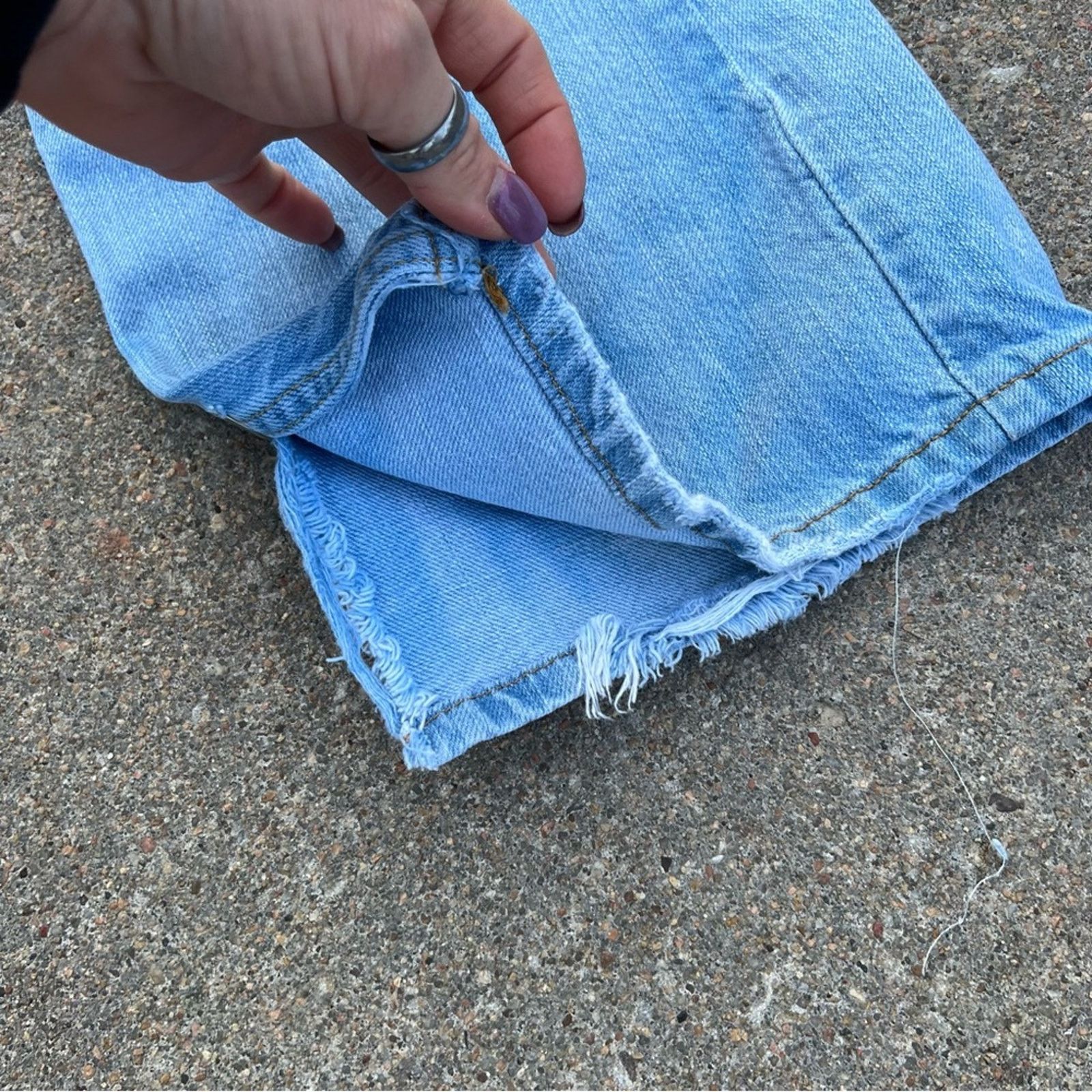 Levi's Levi’s 527 Low Boot Cut Jeans upcycle patch art Jack Daniels Size US 34 / EU 50 - 4 Thumbnail