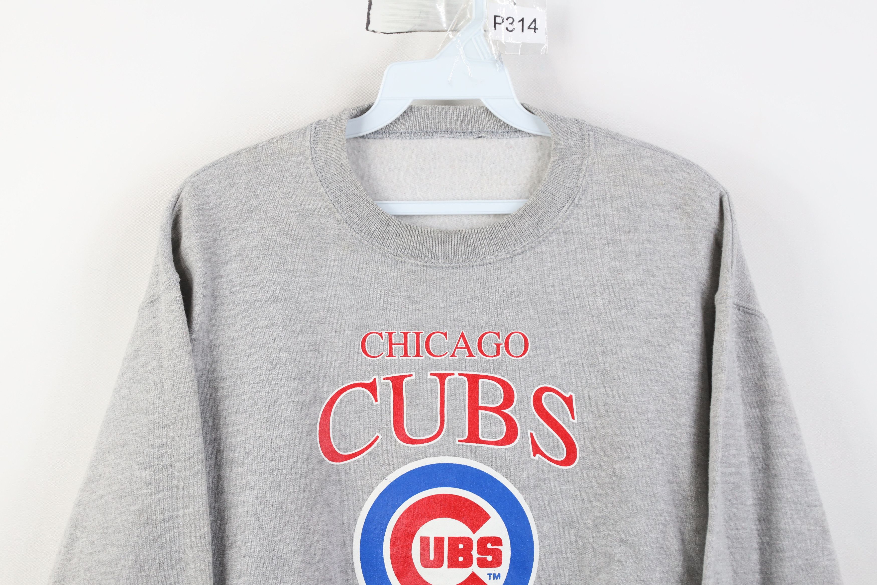 Vintage Vintage 90s Y2K Cubs Baseball Crewneck Sweatshirt Gray Size M / US 6-8 / IT 42-44 - 2 Thumbnail