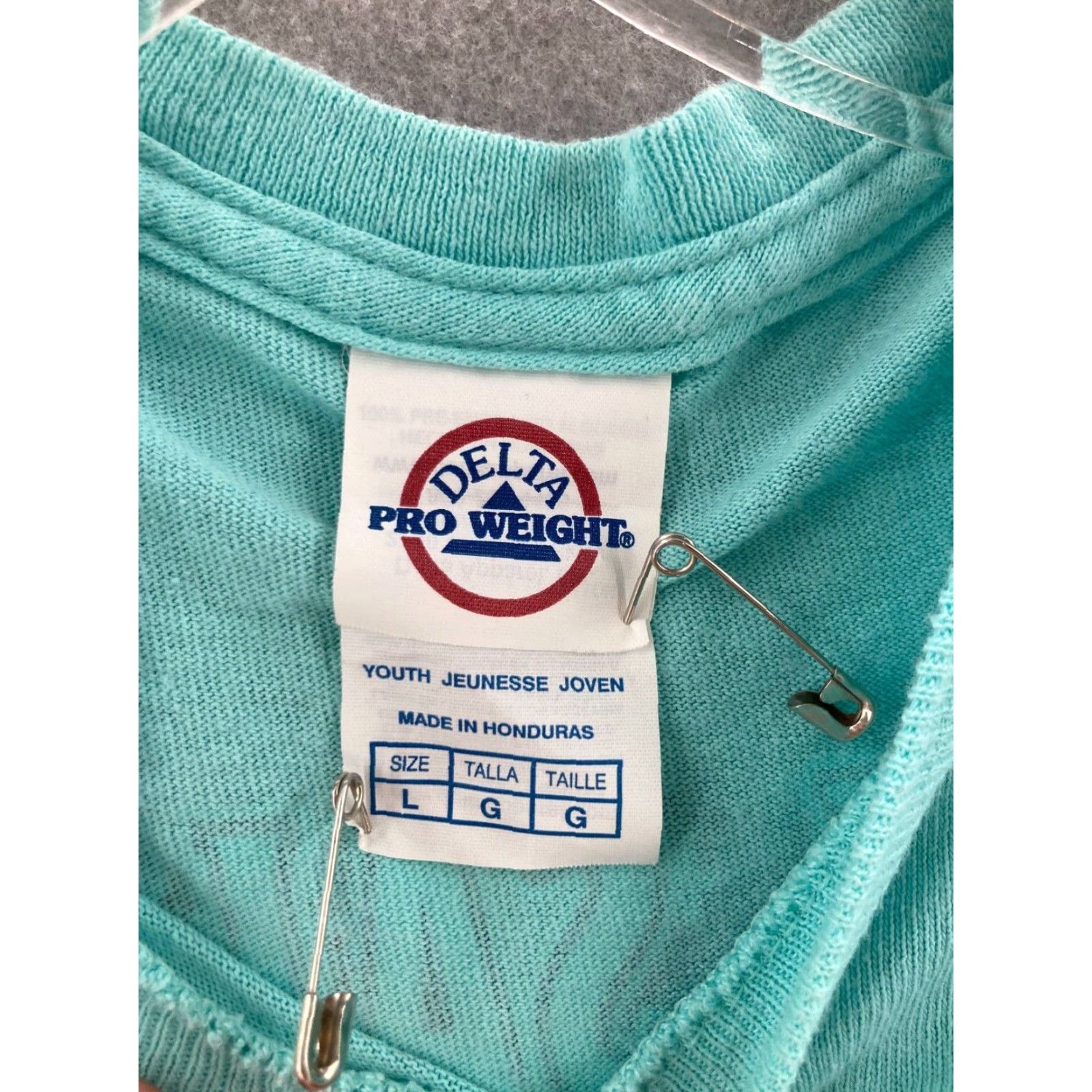 Delta Delta Shirt Mens Large Stay Salty Southern Saltwater Myrtle Beach Teal Size US L / EU 52-54 / 3 - 3 Thumbnail