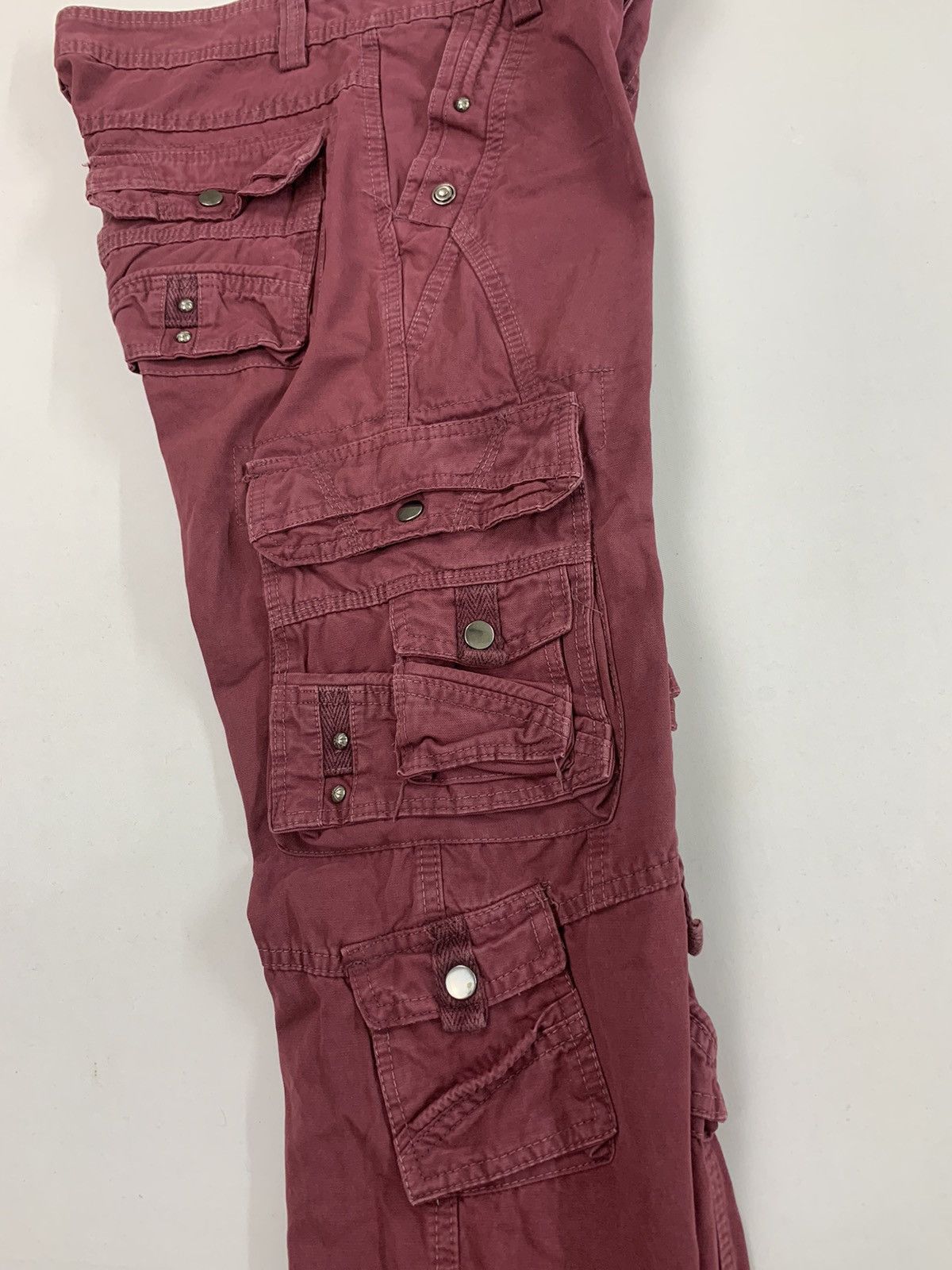 Vintage Rare Cargopants Tactical Pocket chrome heart style Size US 32 / EU 48 - 6 Thumbnail