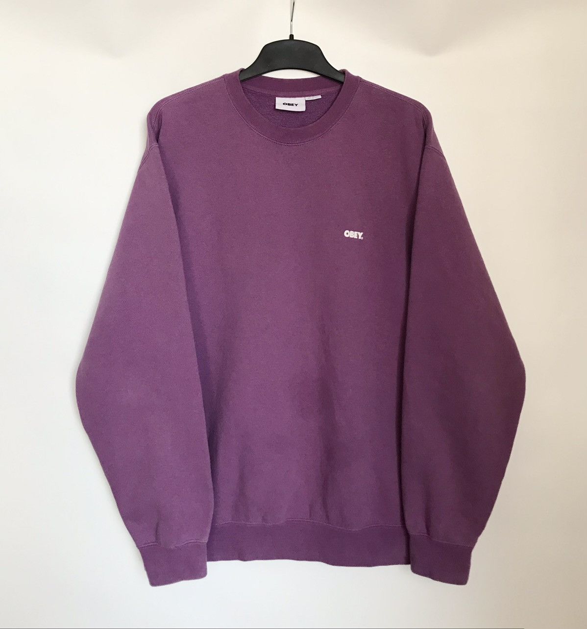 Obey Obey Sweatshirt Men's L Purple Size US L / EU 52-54 / 3 - 2 Thumbnail