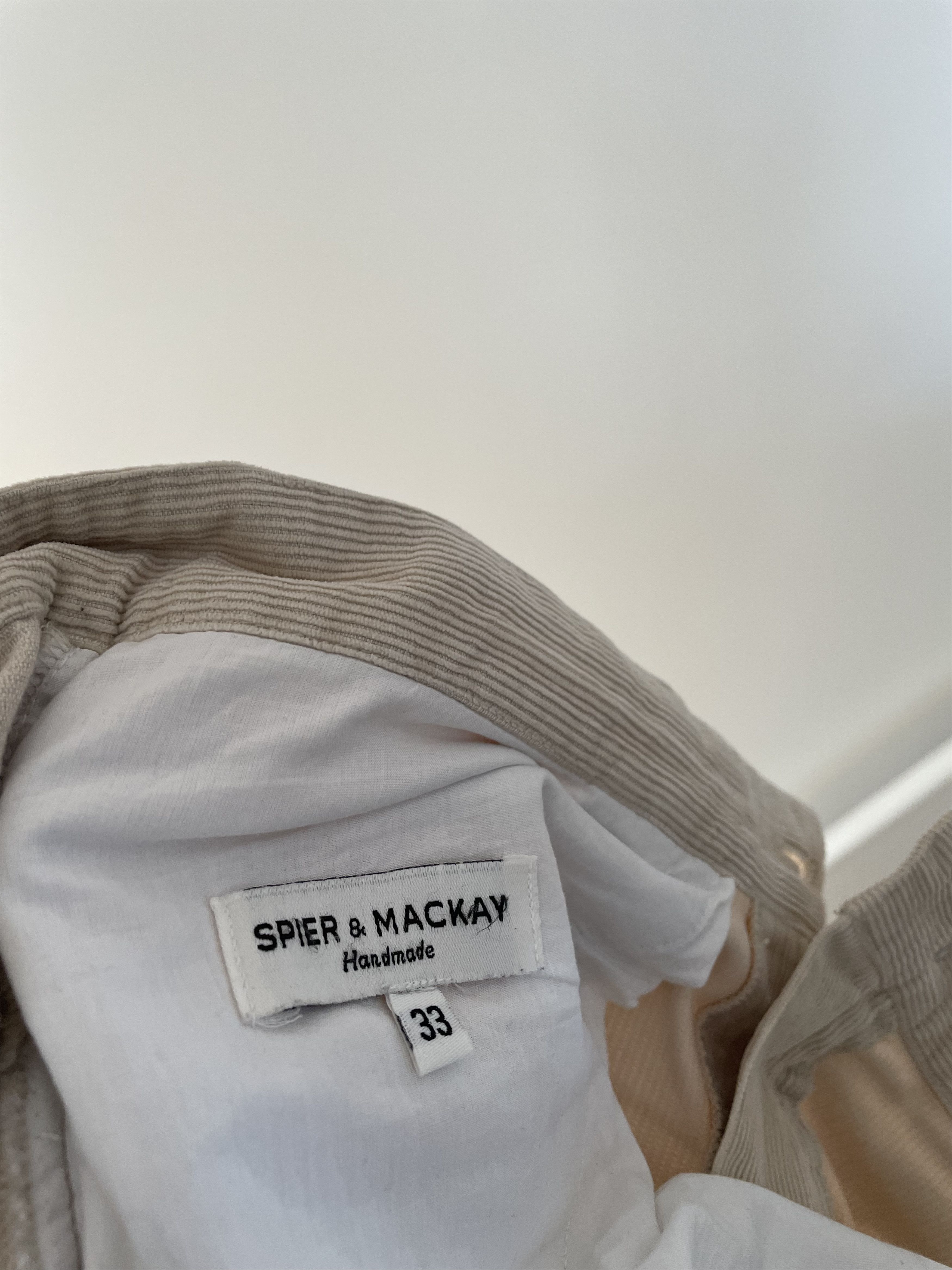 Spier & Mackay Cream Ivory Corduroy Pants Size 33 Contemporary Size US 33 - 3 Thumbnail