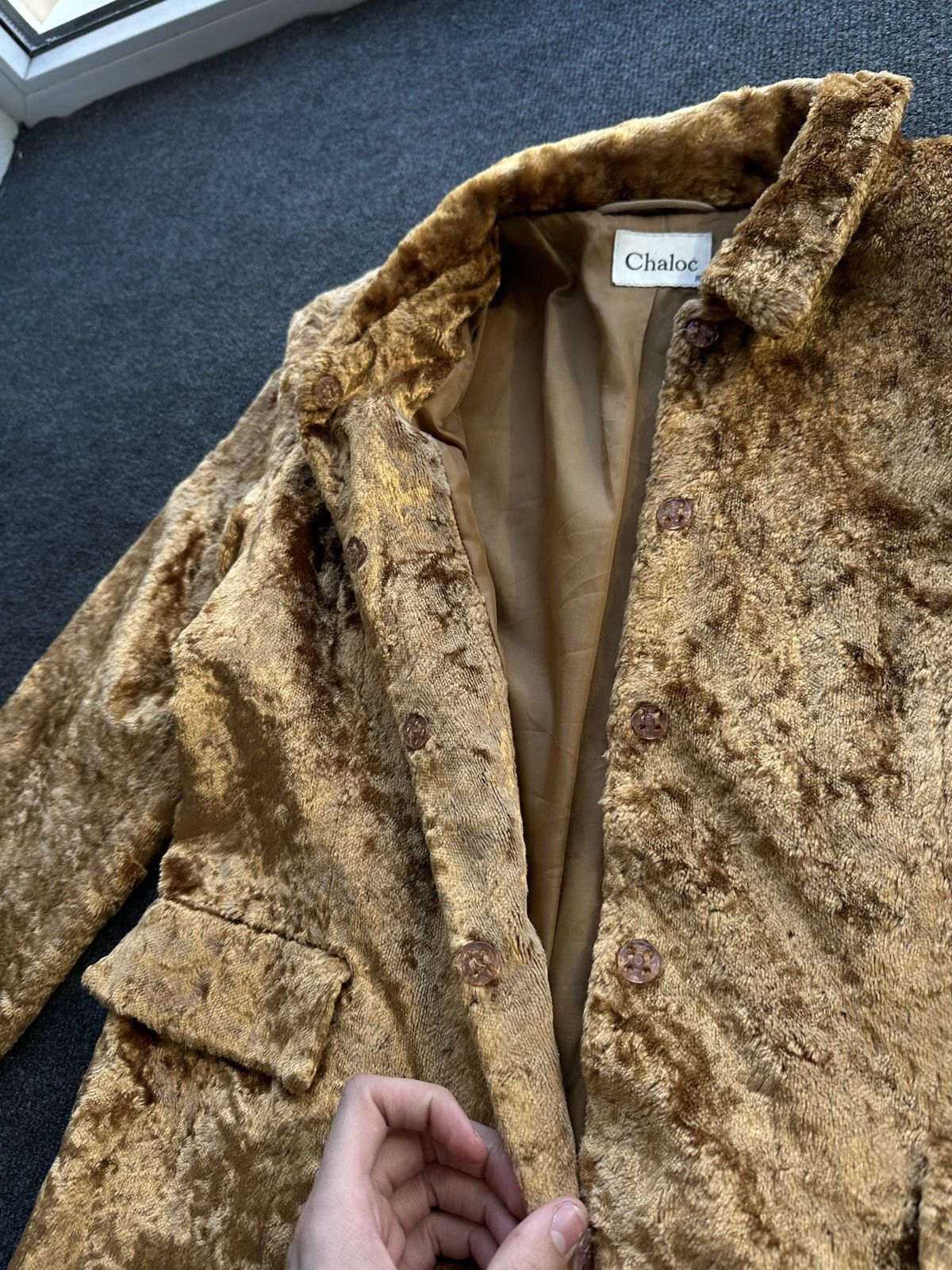 Other WMN LUXURY 🚨 FAUX FUR BROWN BEIGE JACKET OPIUM LONG SLEEVE Size M / US 6-8 / IT 42-44 - 7 Thumbnail