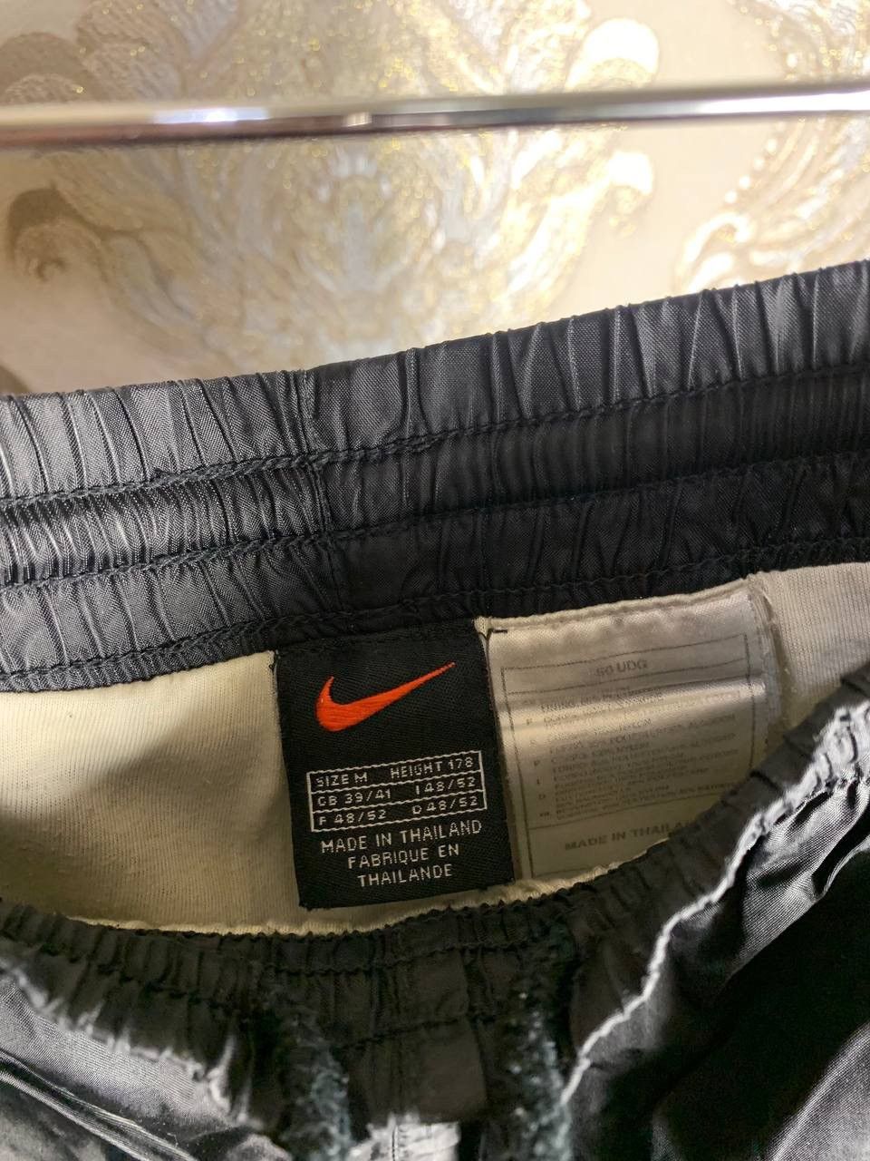 Nike × Vintage VERY RARE NIKE NYLON SWEATPANTS DRILL Y2K 90s SWOOSH RETRO Size US 32 / EU 48 - 4 Thumbnail