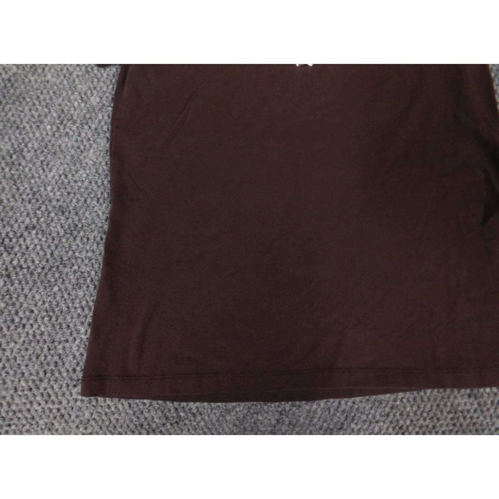 Vintage Choices Womens Blouse Short Sleeve Collared Pullover Cotton Spandex Brown S Smart Casual Shirt - Busy Designer Basic Regular Womens Size S Size S / US 4 / IT 40 - 4 Thumbnail