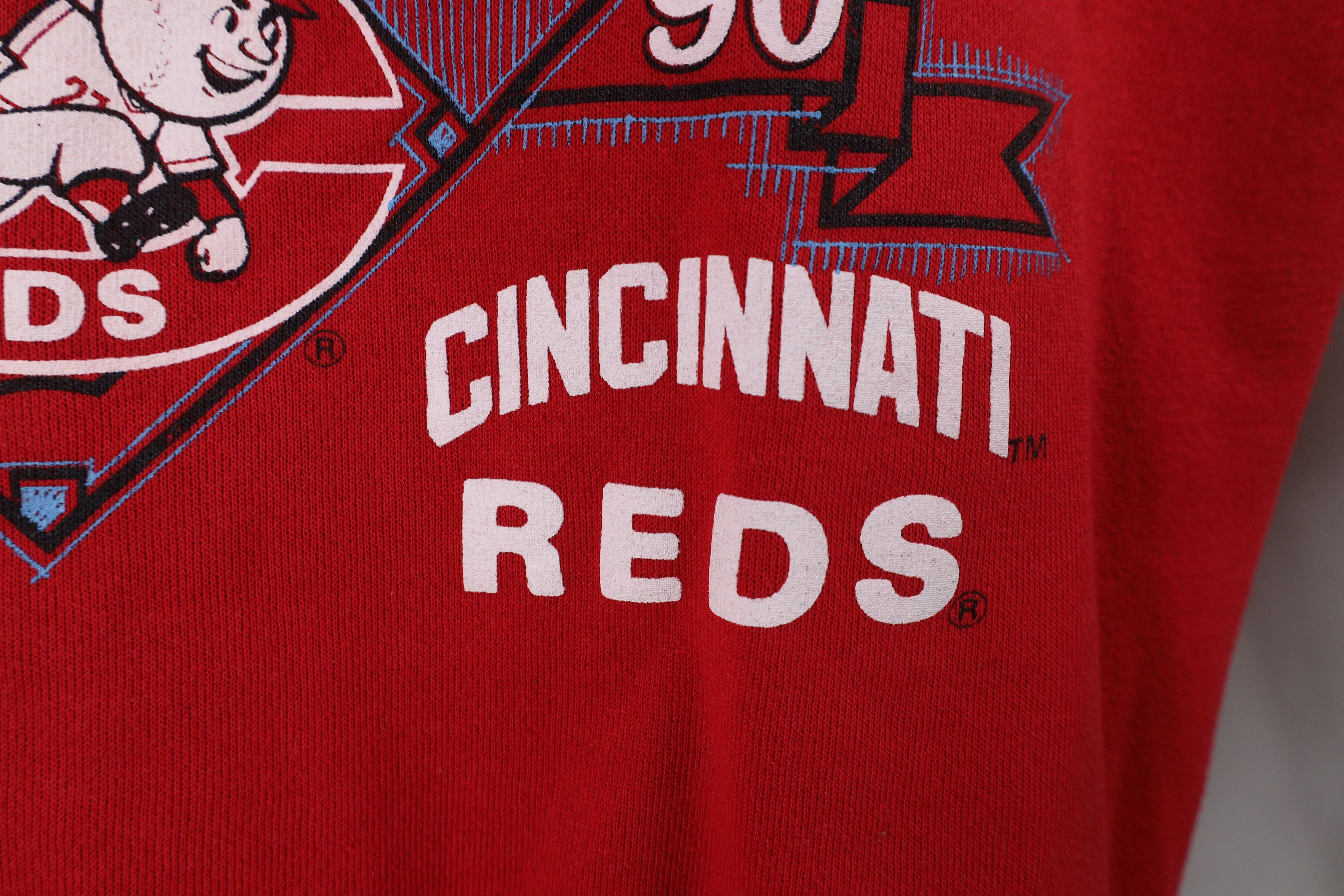 Vintage Vintage 90s Champs Cincinnati Reds Baseball Sweatshirt USA Size US XL / EU 56 / 4 - 6 Thumbnail